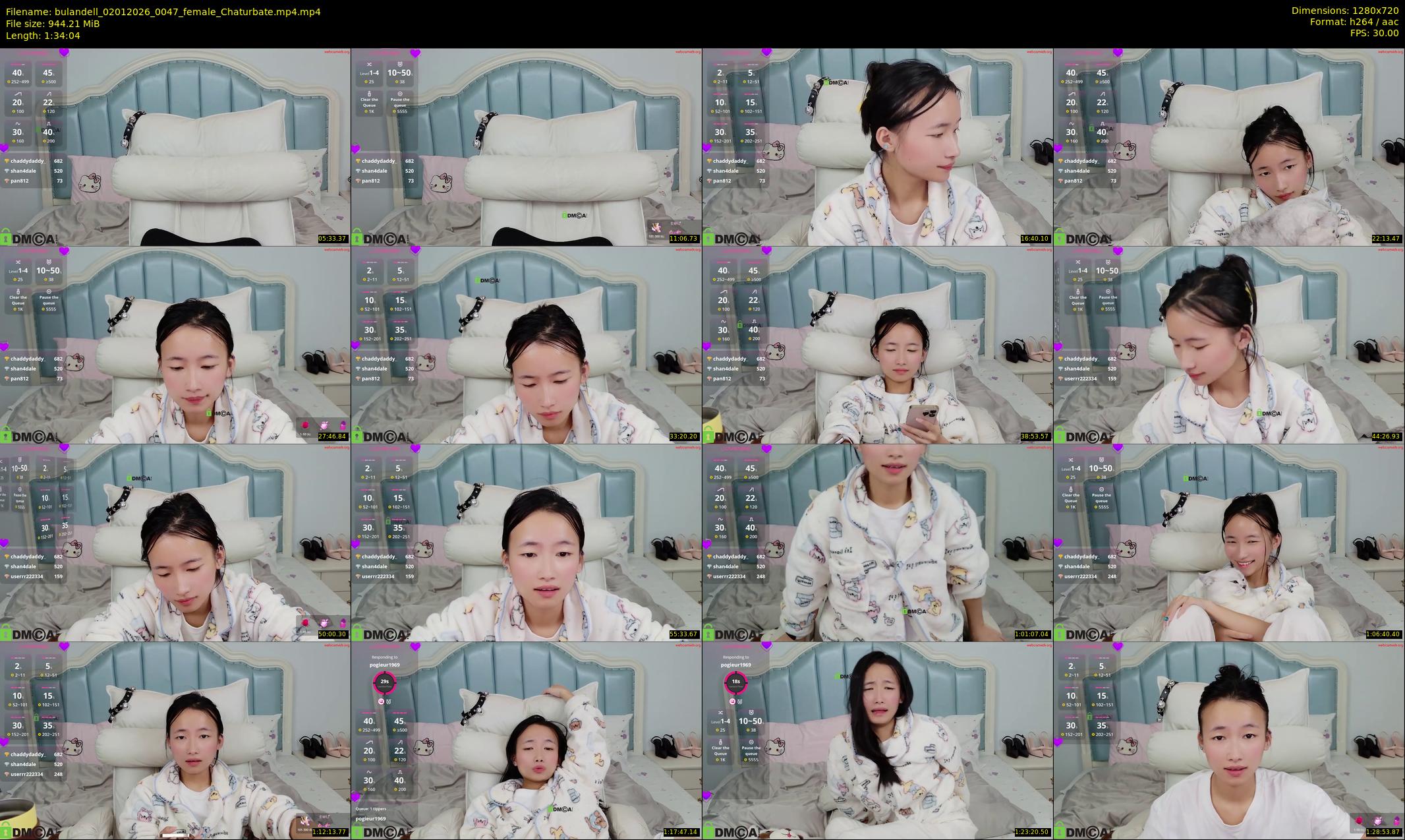 bulandell — 95 minute Chaturbate female cam show recording, 720p, Jan 2, 2026