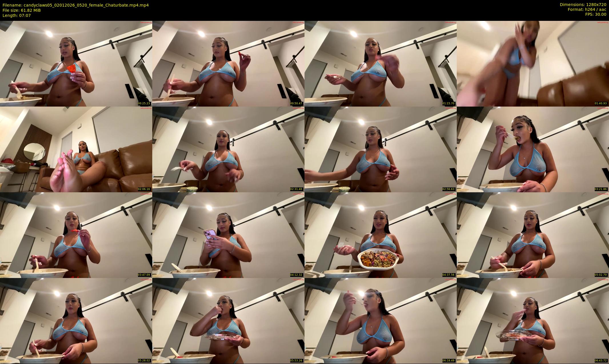 candyclaws05 — 8 minute Chaturbate female cam show recording, 720p, Jan 2, 2026