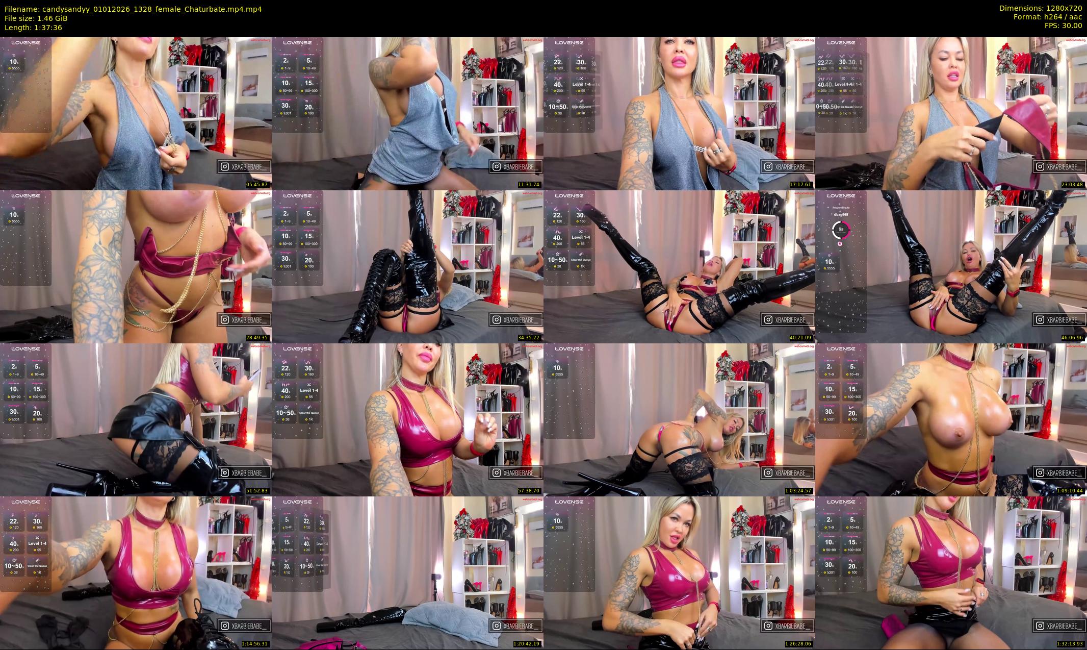 candysandyy — 98 minute Chaturbate female cam show recording, 720p, Jan 1, 2026