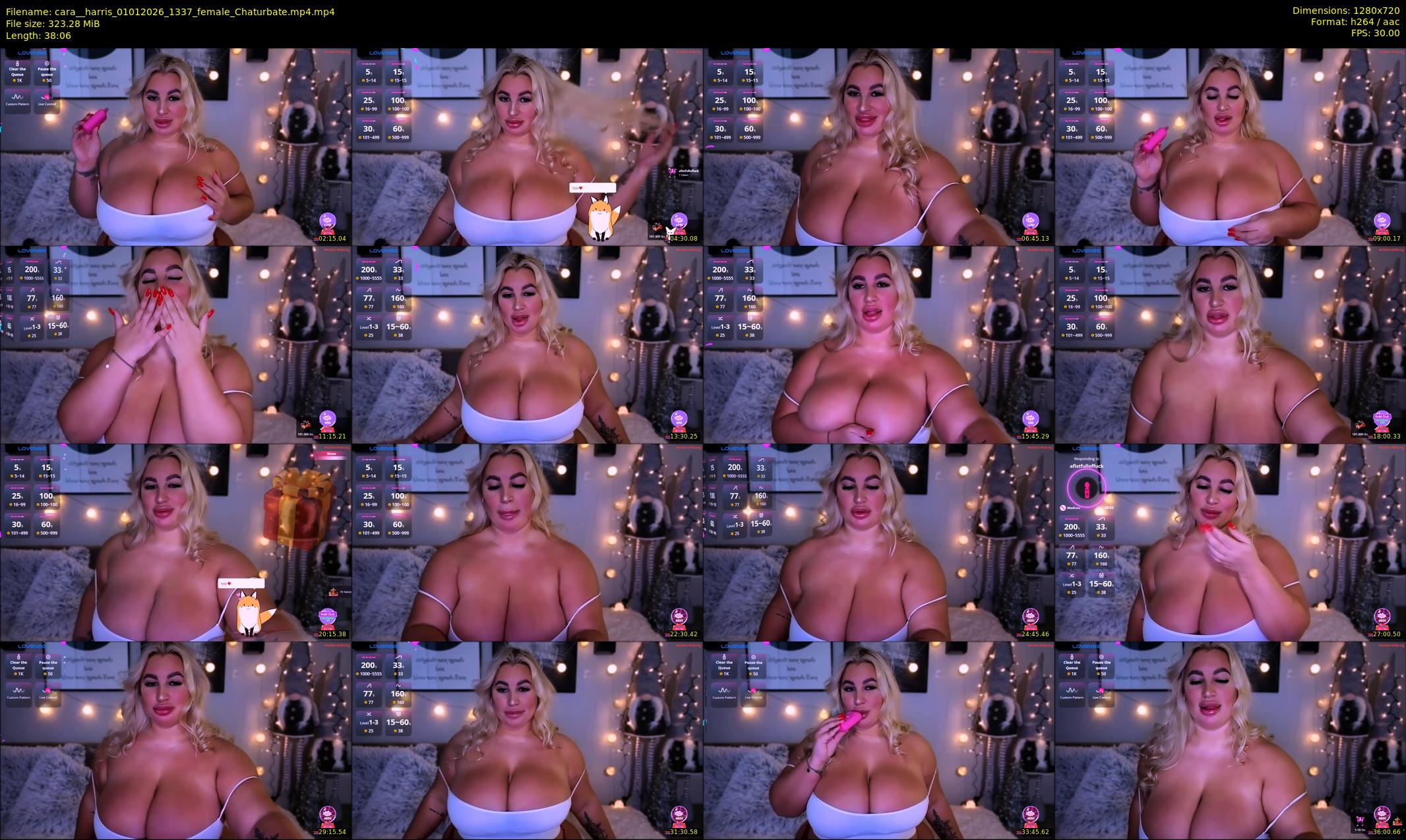 cara__harris — 39 minute Chaturbate female cam show recording, 720p, Jan 1, 2026