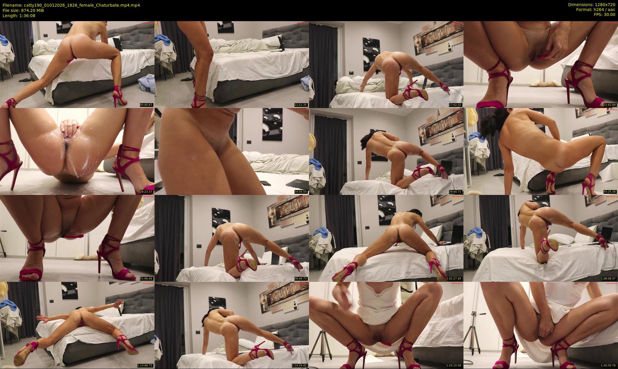 catty190 — 97 minute Chaturbate female cam show recording, 720p, Jan 1, 2026
