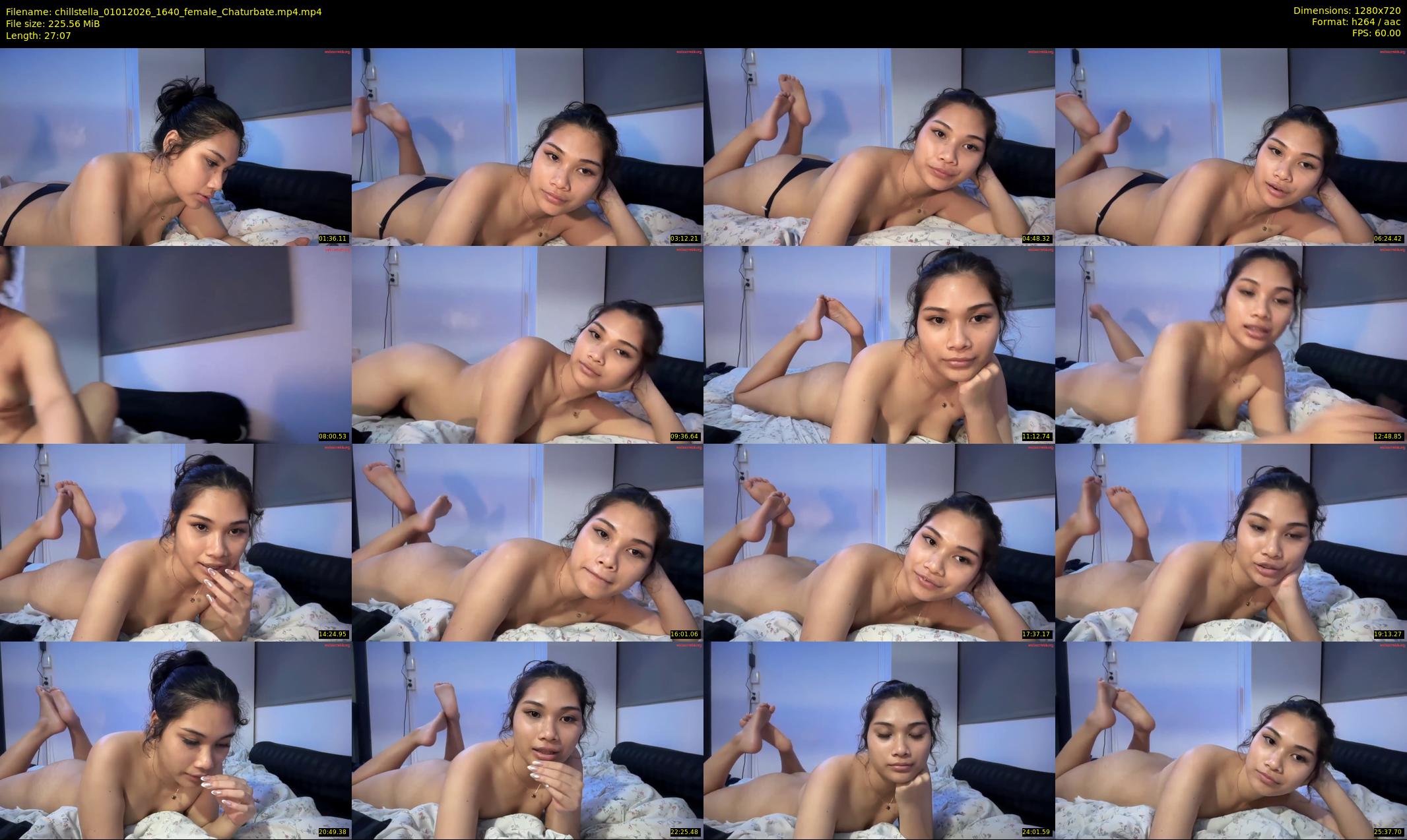 chillstella — 28 minute Chaturbate female cam show recording, 720p, Jan 1, 2026