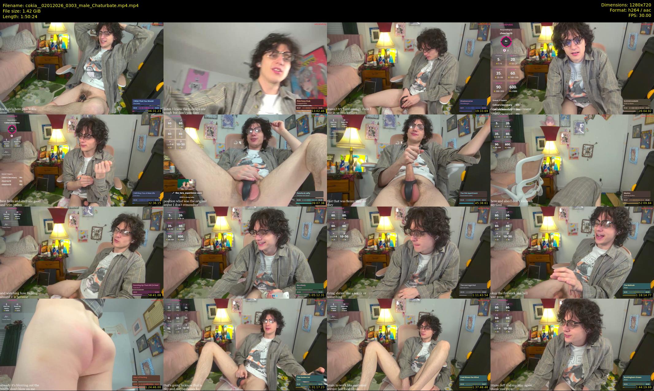 cokia_ — 111 minute Chaturbate male cam show recording, 720p, Jan 2, 2026
