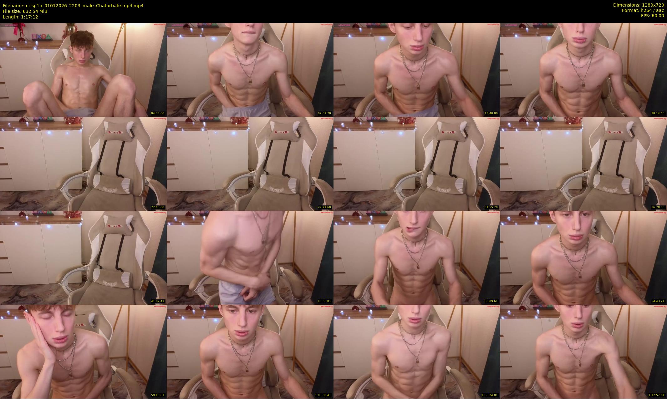 crisp1n — 78 minute Chaturbate male cam show recording, 720p, Jan 1, 2026