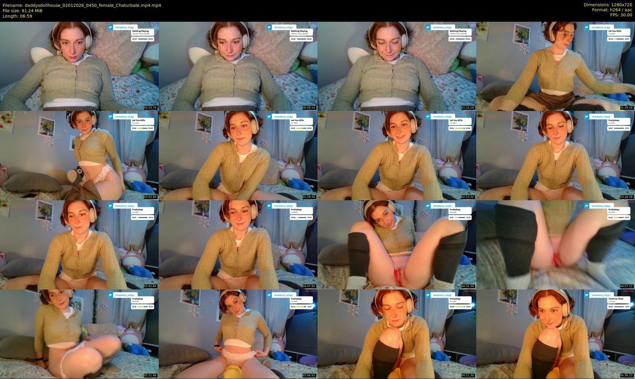 daddysdollhouse — 7 minute Chaturbate female cam show recording, 720p, Jan 2, 2026