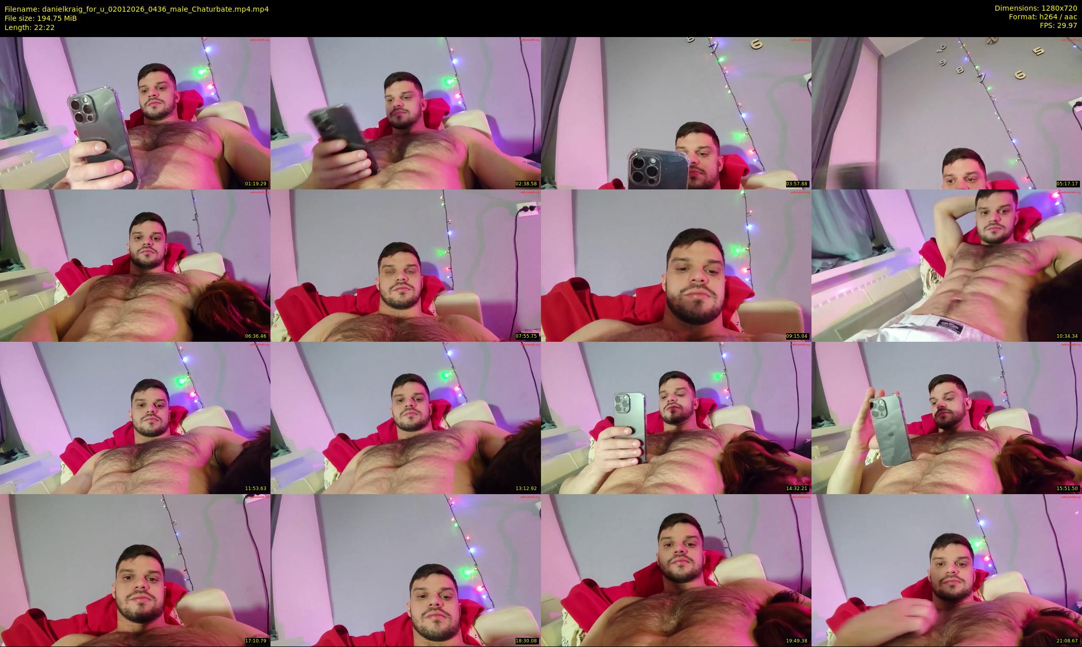 danielkraig_for_u — 23 minute Chaturbate male cam show recording, 720p, Jan 2, 2026
