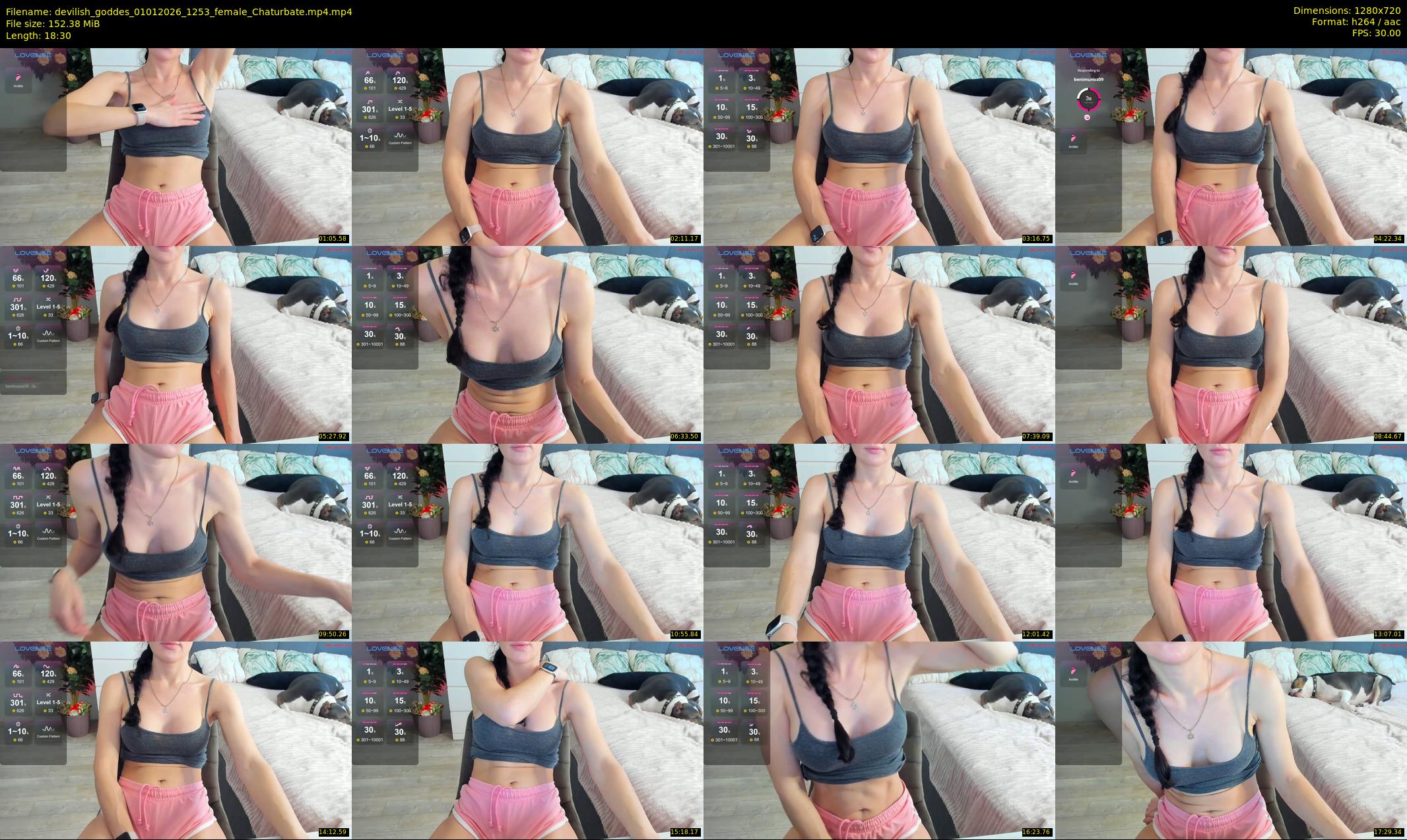 devilish_goddes — 19 minute Chaturbate female cam show recording, 720p, Jan 1, 2026
