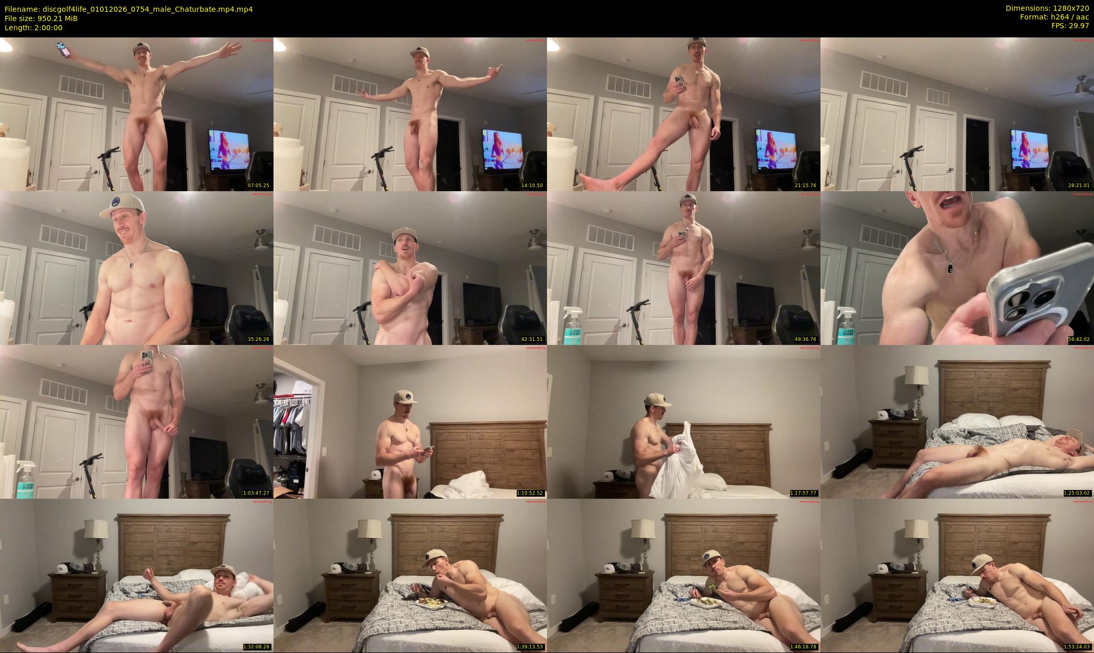 discgolf4life — 120 minute Chaturbate male cam show recording, 720p, Jan 1, 2026