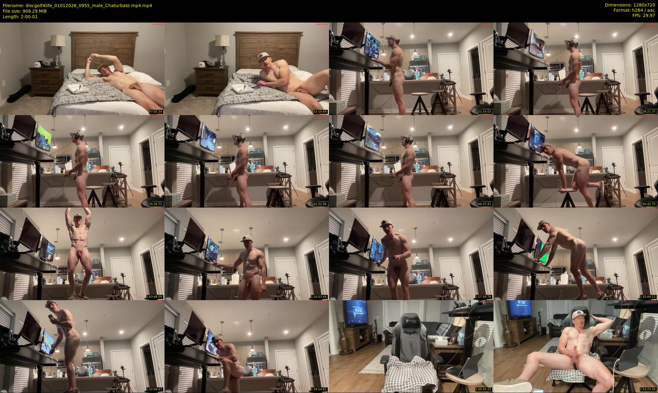 discgolf4life — 121 minute Chaturbate male cam show recording, 720p, Jan 1, 2026