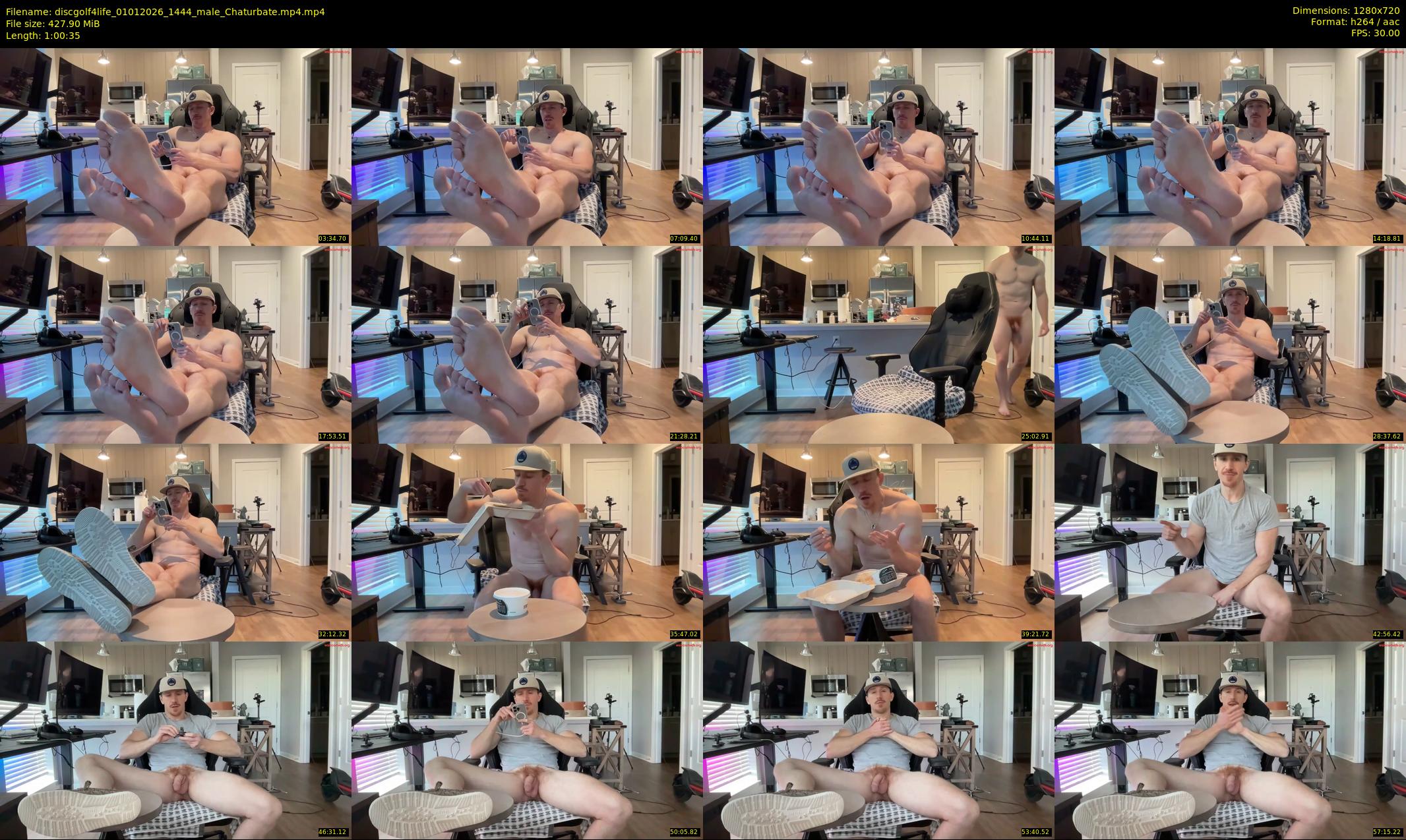 discgolf4life — 61 minute Chaturbate male cam show recording, 720p, Jan 1, 2026