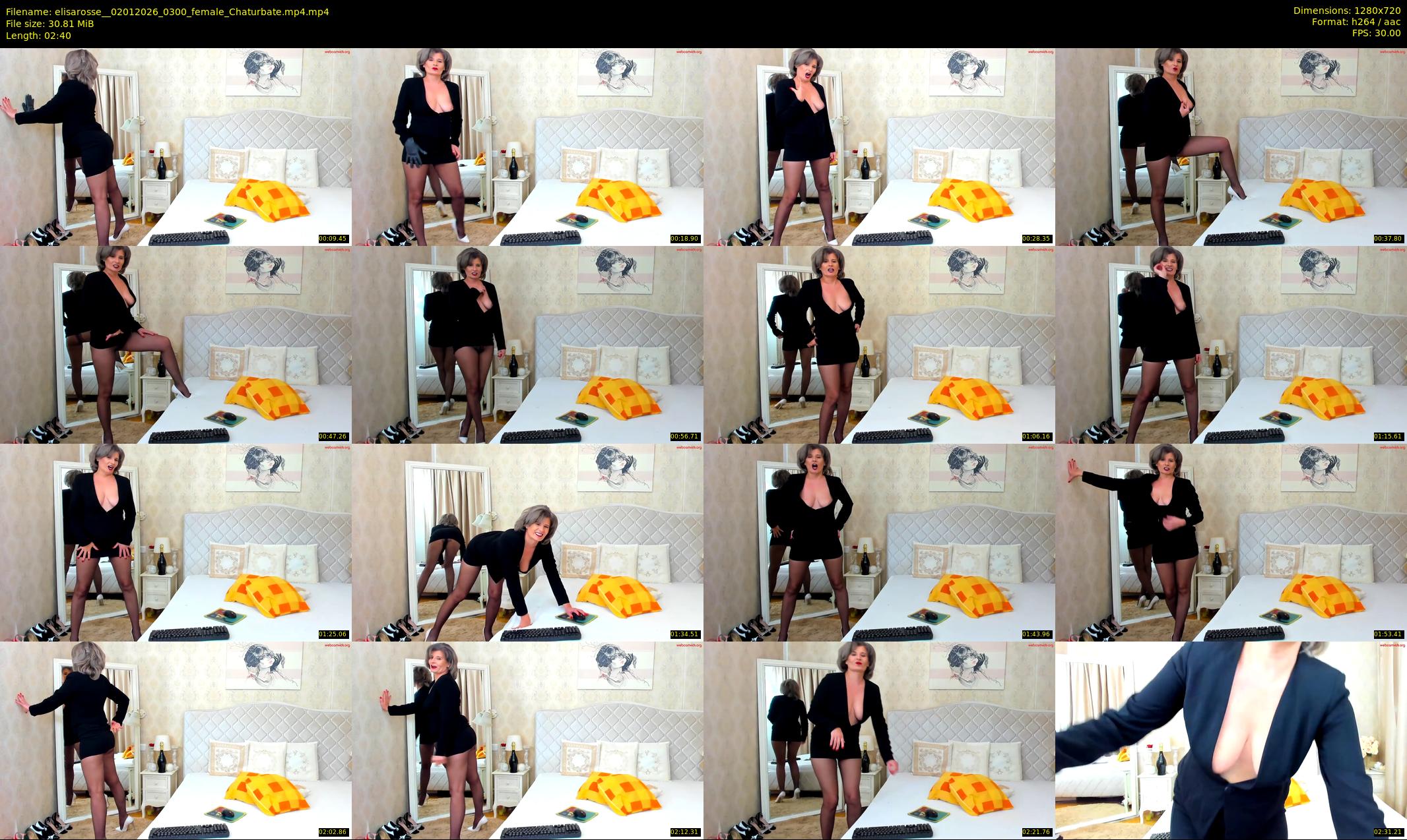 elisarosse_ — 3 minute Chaturbate female cam show recording, 720p, Jan 2, 2026