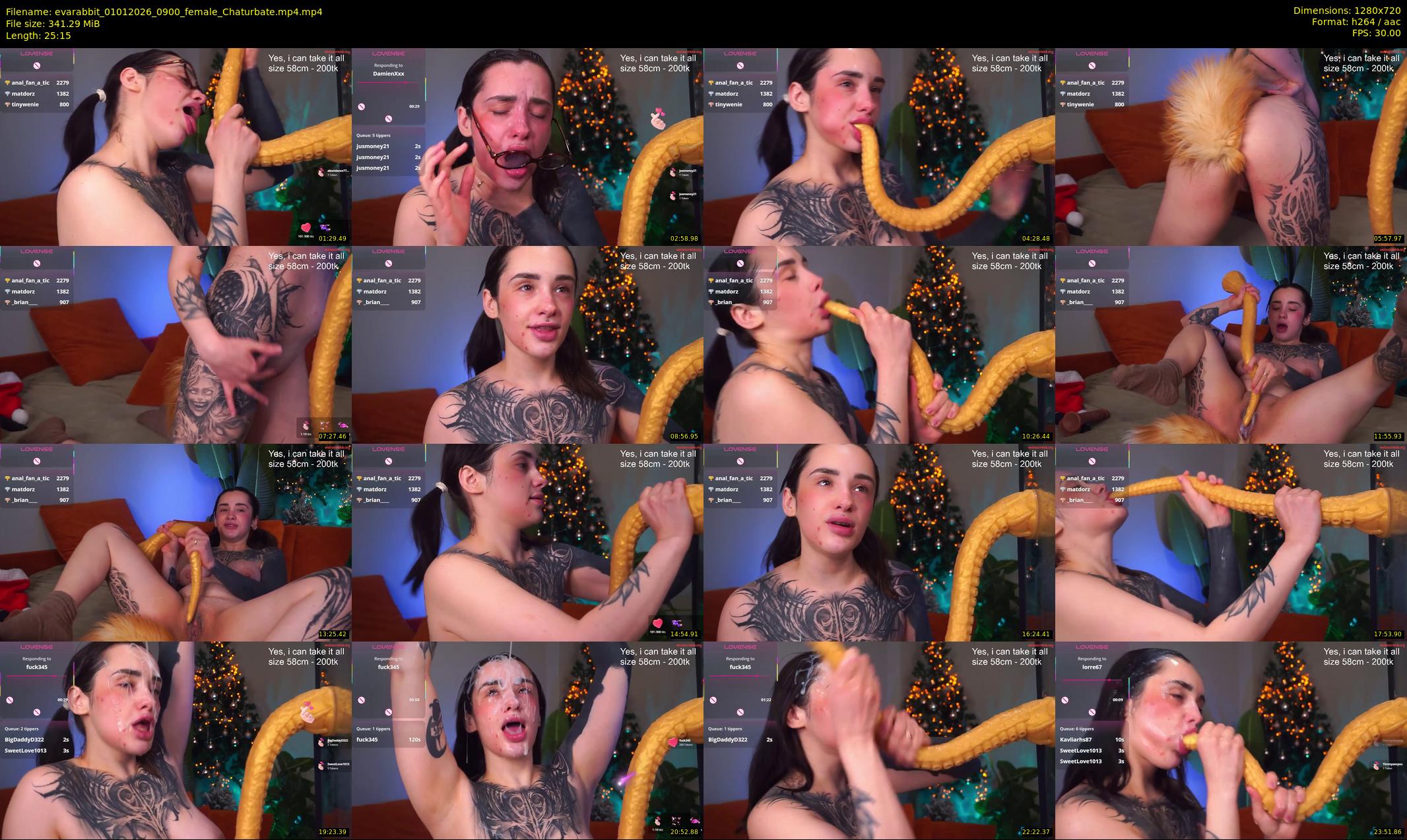 evarabbit — 26 minute Chaturbate female cam show recording, 720p, Jan 1, 2026