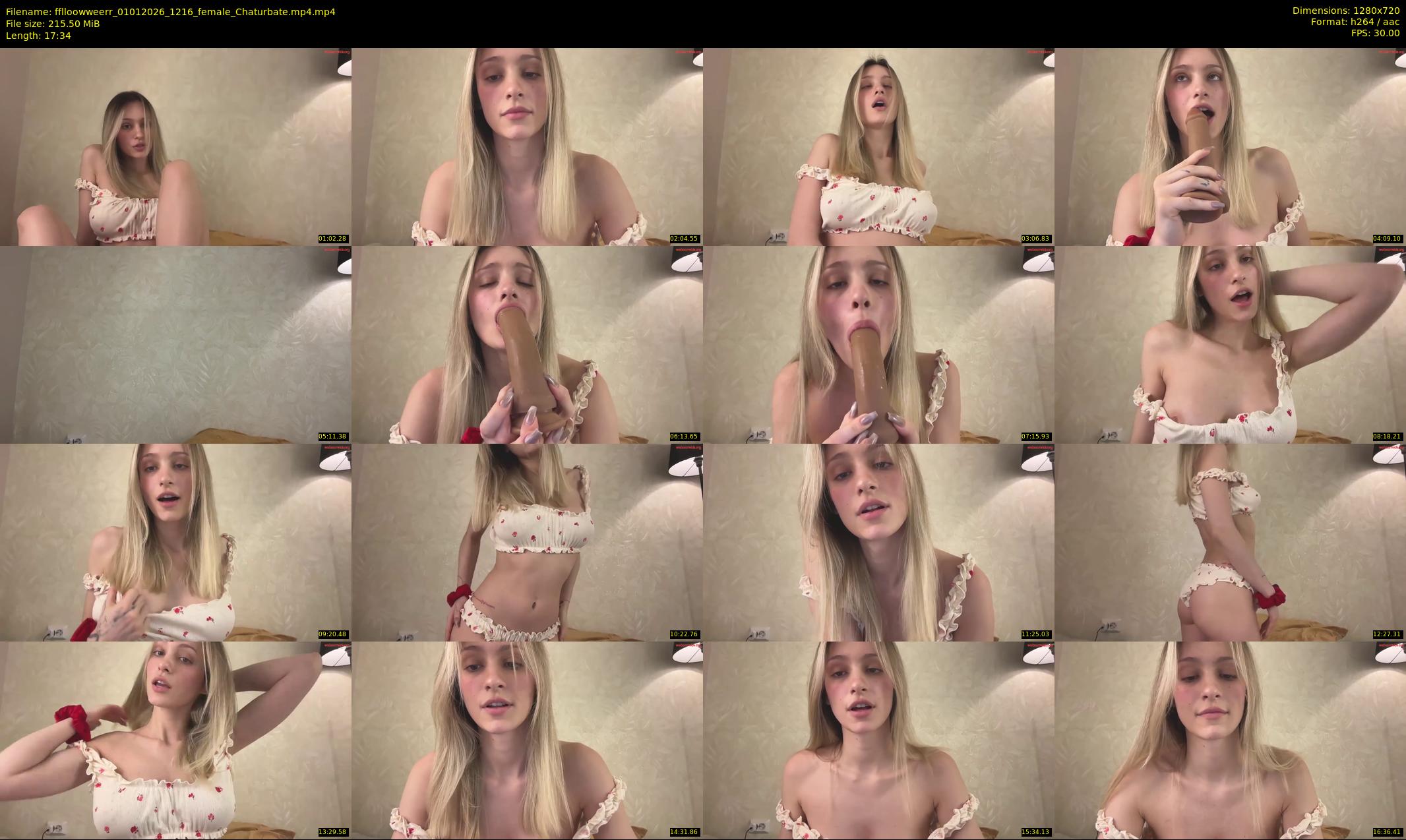 fflloowweerr — 18 minute Chaturbate couple cam show recording, 720p, Jan 1, 2026