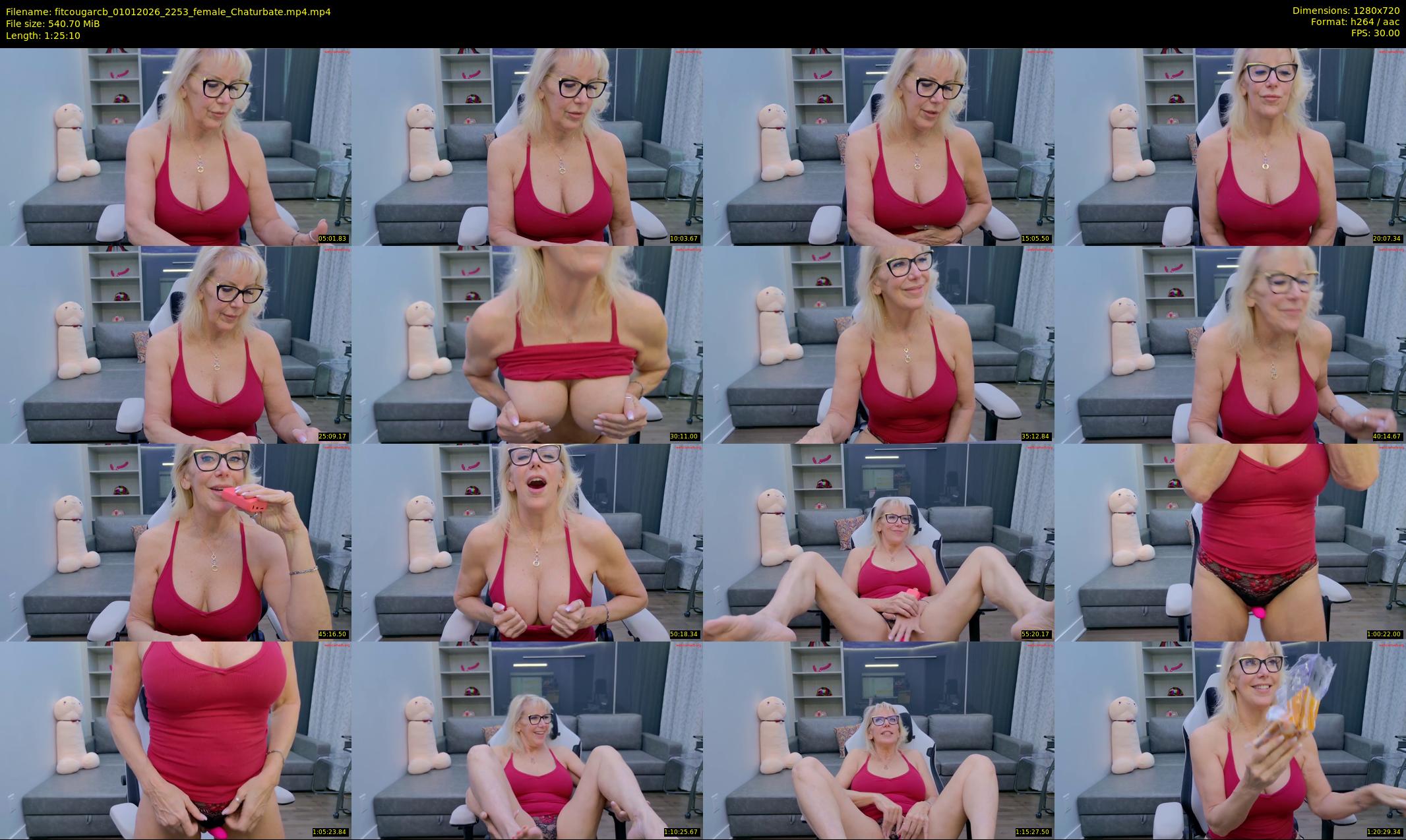 fitcougarcb — 86 minute Chaturbate female cam show recording, 720p, Jan 1, 2026