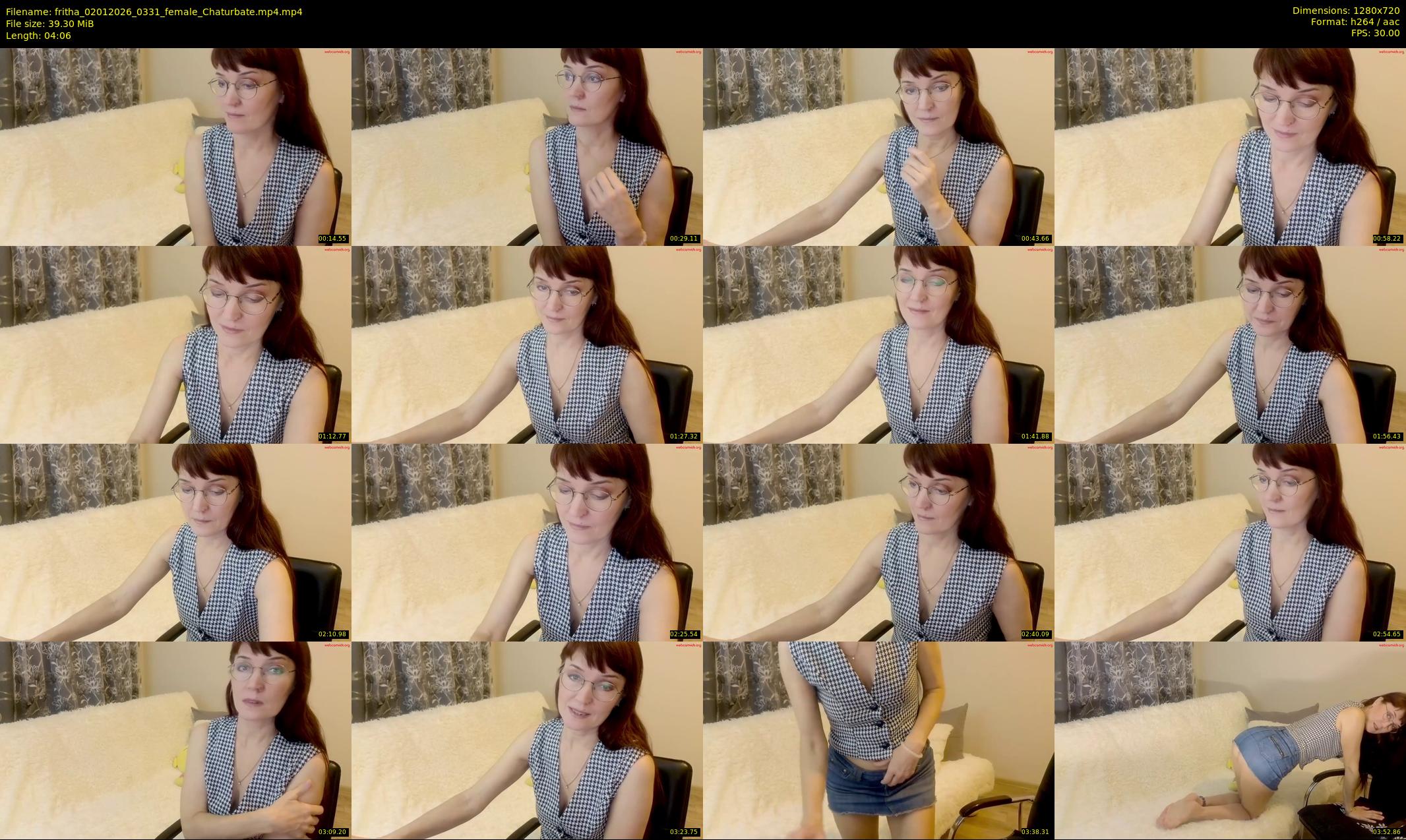 fritha — 5 minute Chaturbate female cam show recording, 720p, Jan 2, 2026