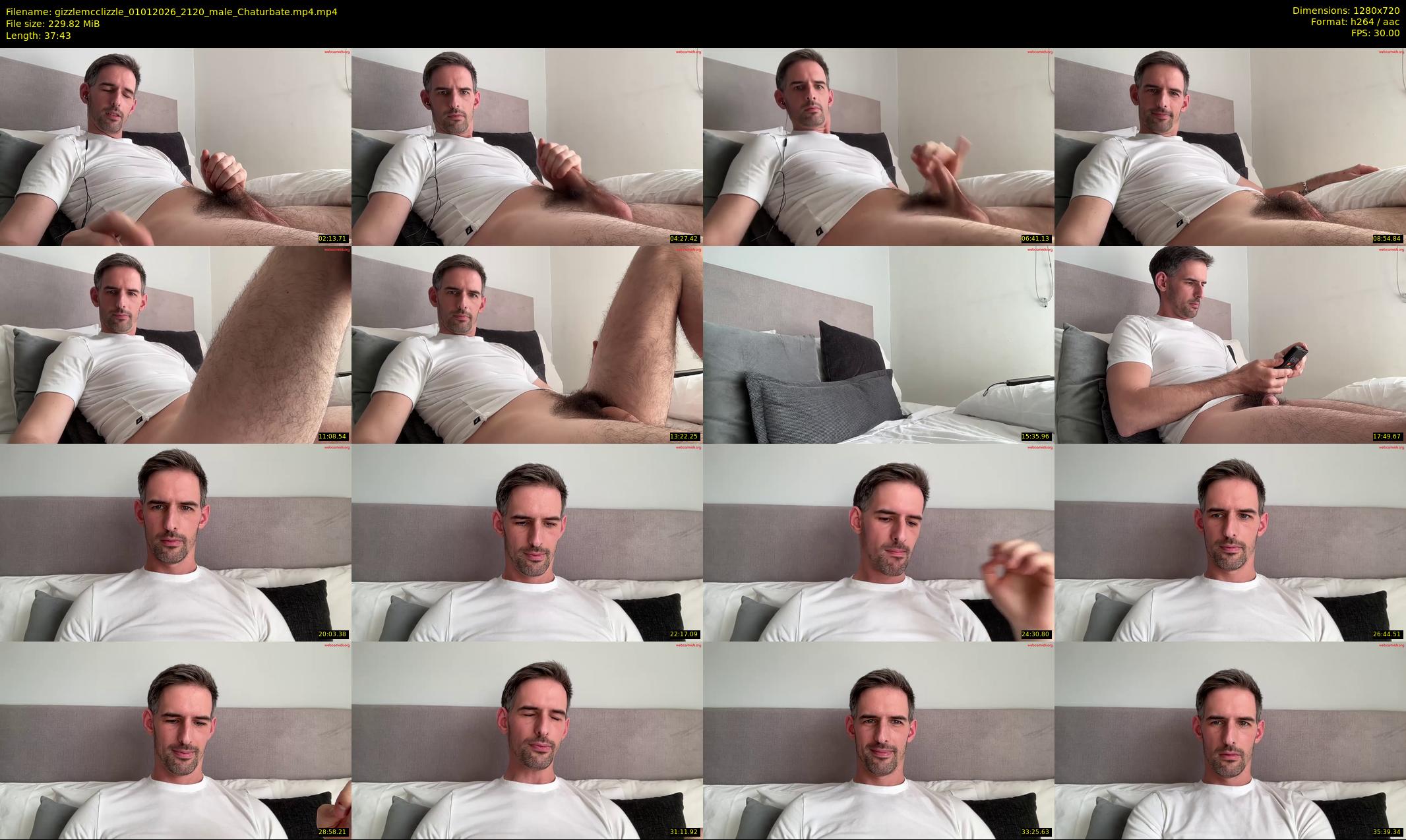 gizzlemcclizzle — 38 minute Chaturbate male cam show recording, 720p, Jan 1, 2026
