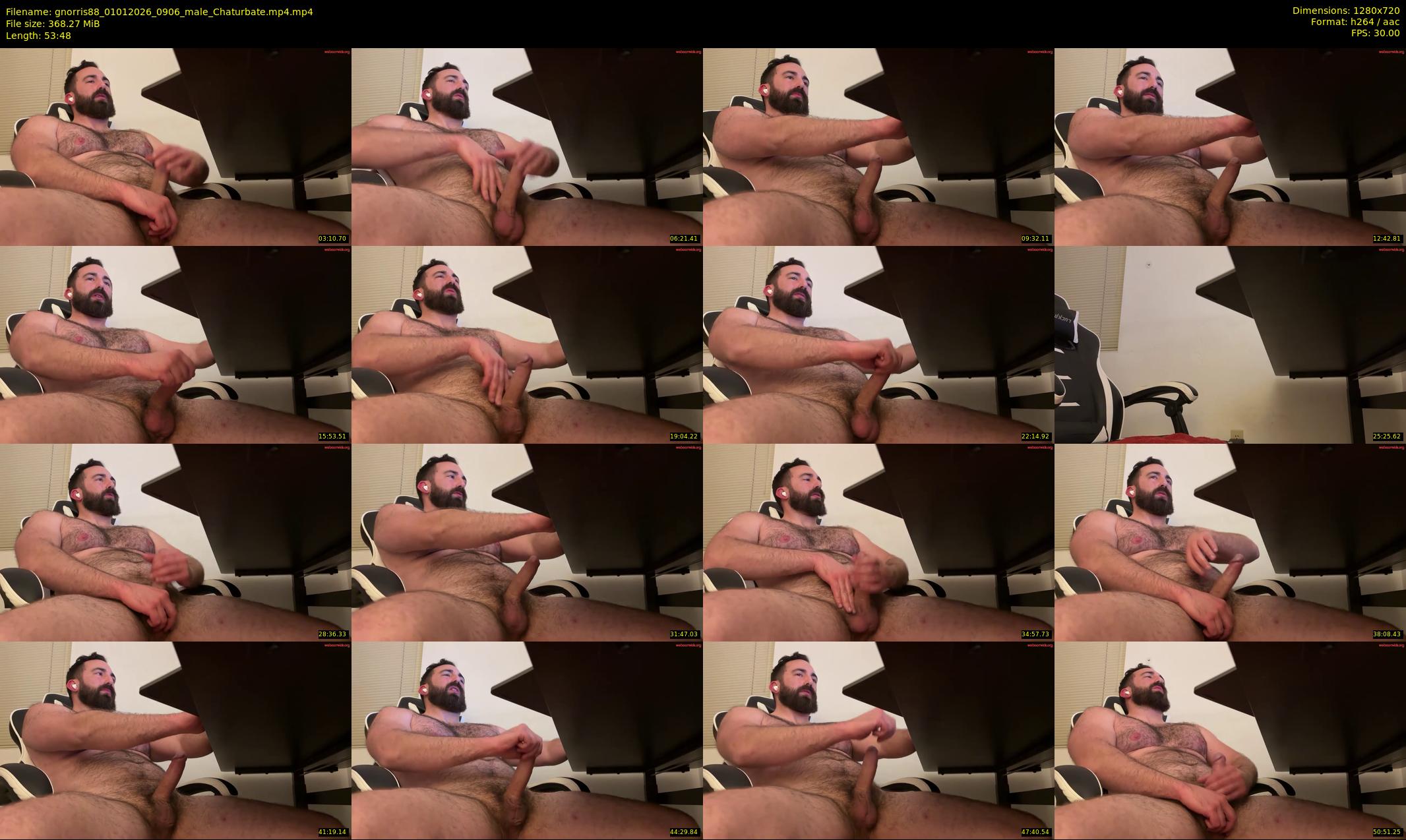 gnorris88 — 54 minute Chaturbate male cam show recording, 720p, Jan 1, 2026