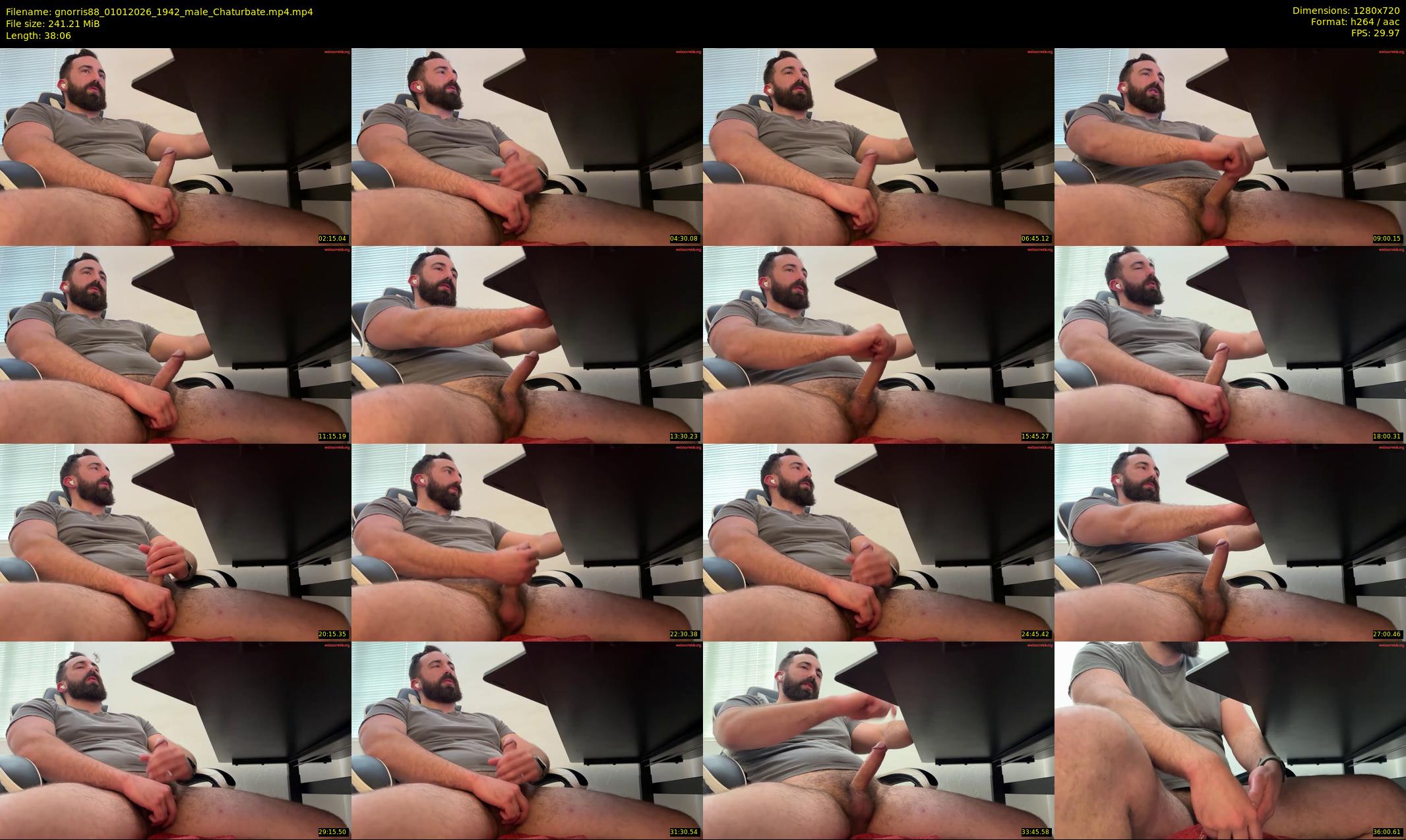 gnorris88 — 39 minute Chaturbate male cam show recording, 720p, Jan 1, 2026