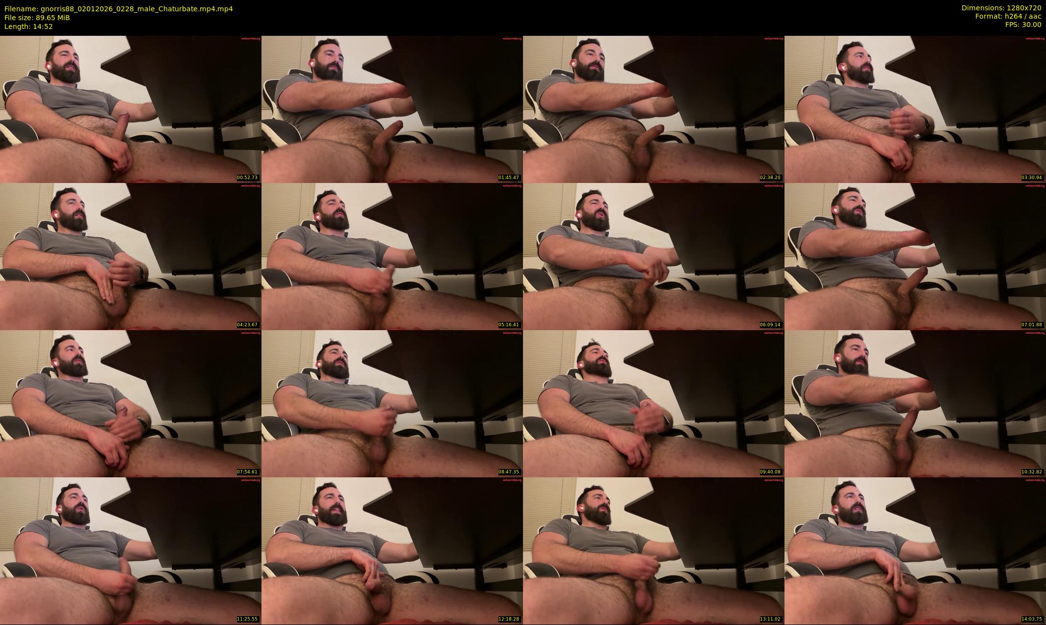 gnorris88 — 15 minute Chaturbate male cam show recording, 720p, Jan 2, 2026