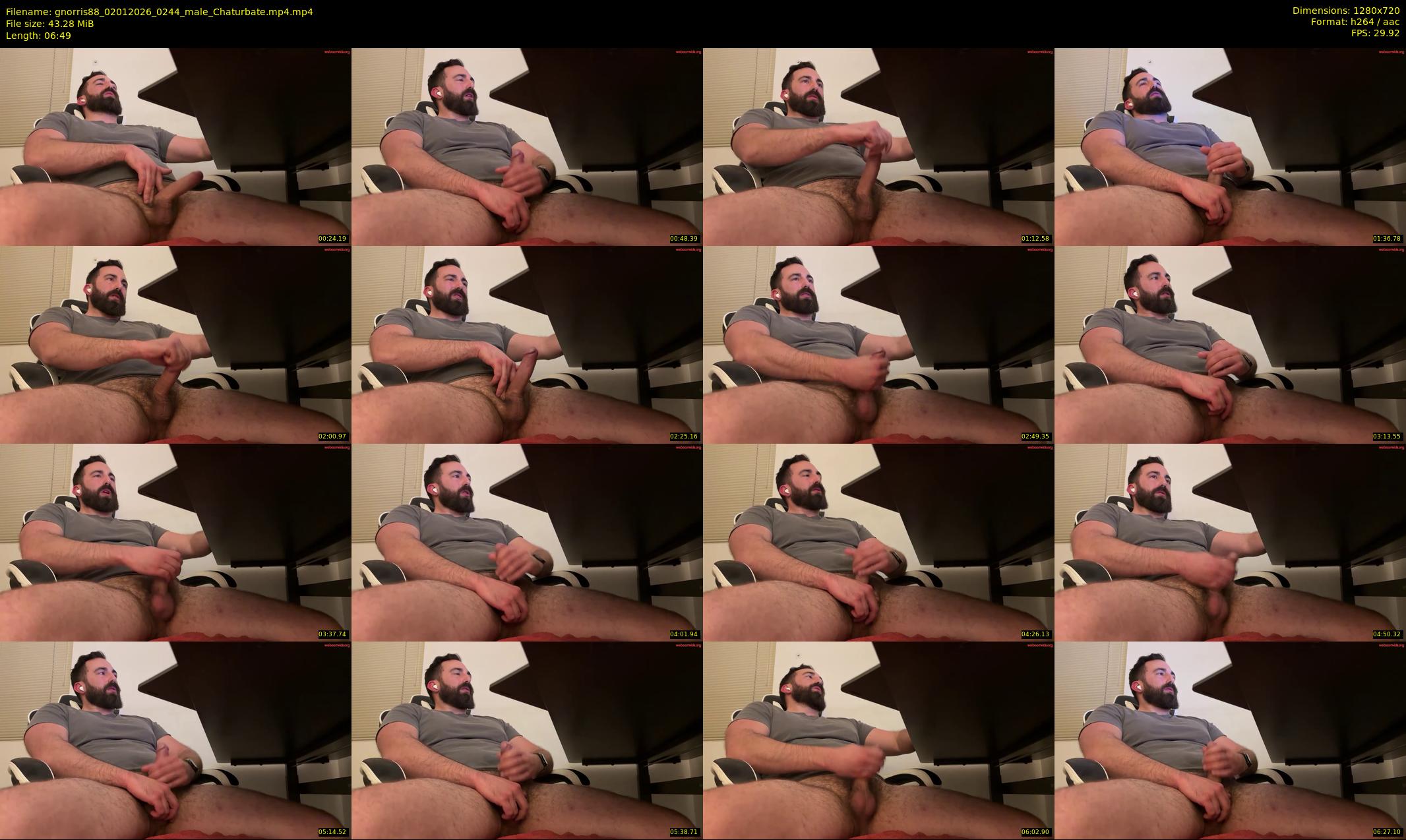 gnorris88 — 7 minute Chaturbate male cam show recording, 720p, Jan 2, 2026