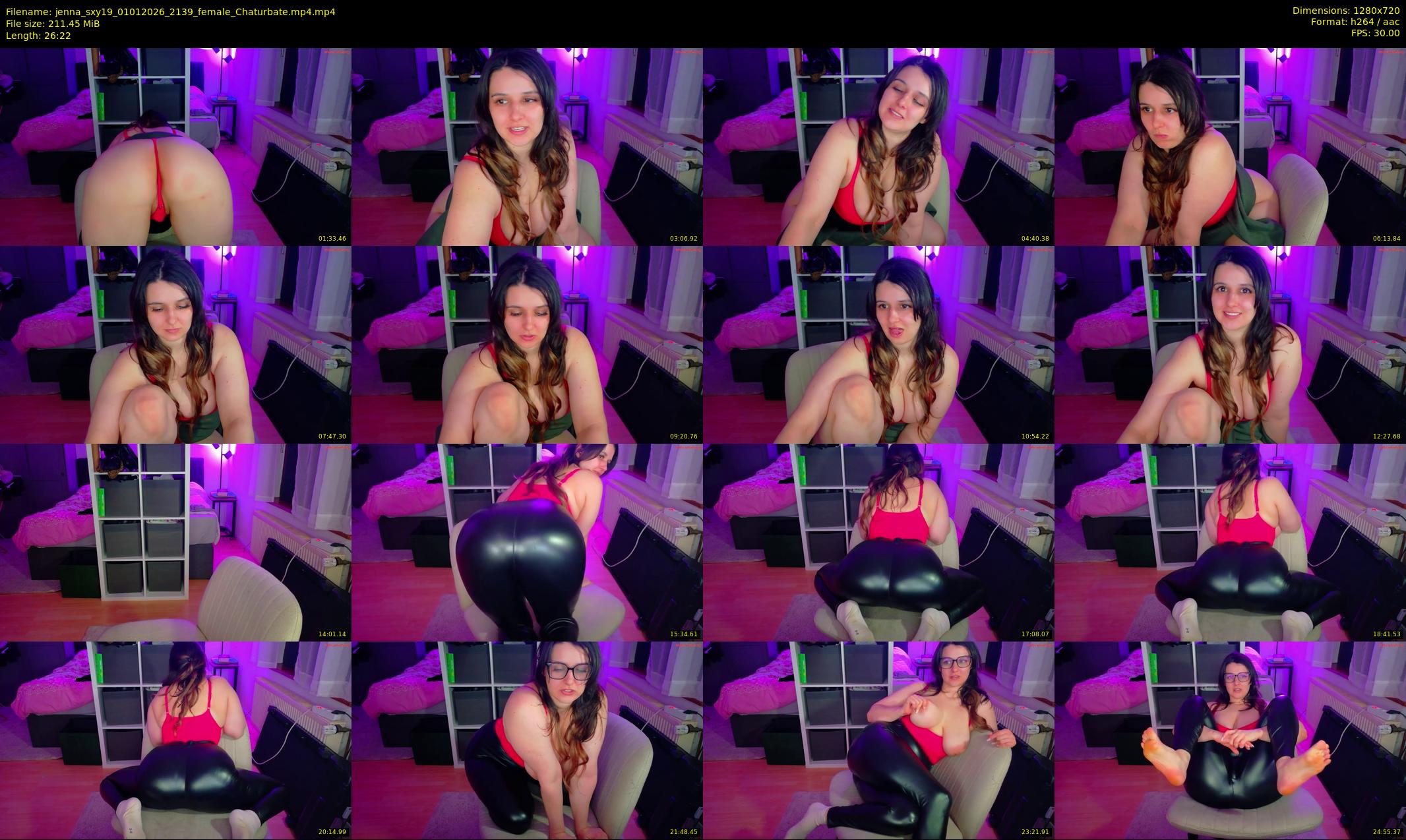 jenna_sxy19 — 27 minute Chaturbate female cam show recording, 720p, Jan 1, 2026