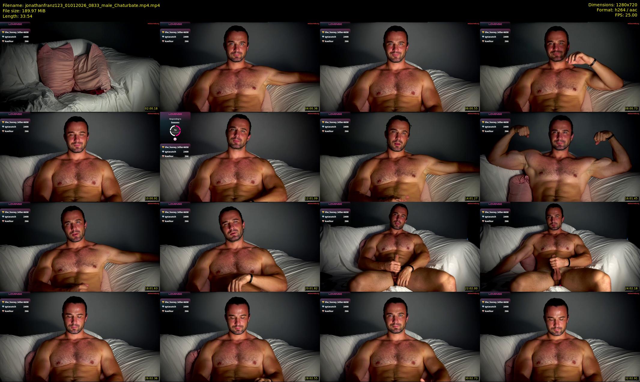 jonathanfranz123 — 34 minute Chaturbate male cam show recording, 720p, Jan 1, 2026