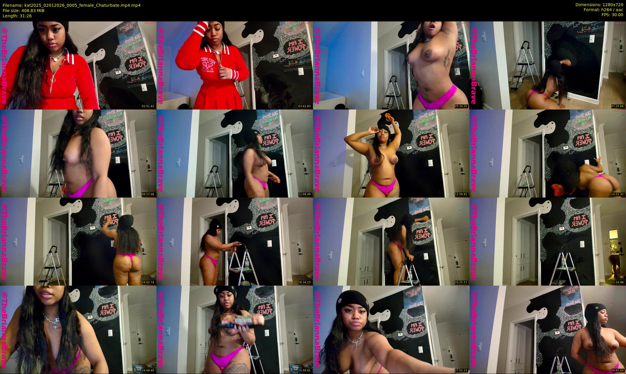kat2025 — 32 minute Chaturbate female cam show recording, 720p, Jan 2, 2026