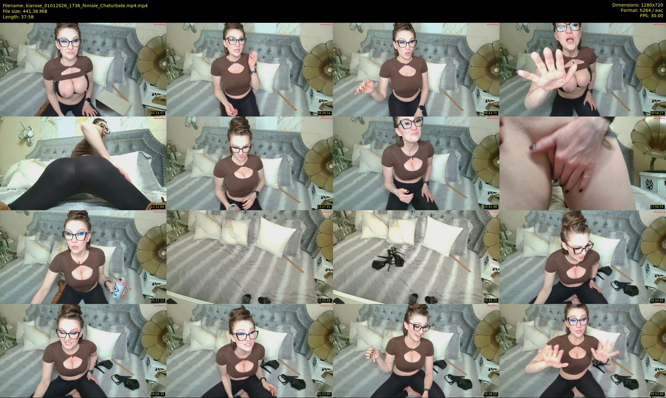 kiarose — 38 minute Chaturbate female cam show recording, 720p, Jan 1, 2026