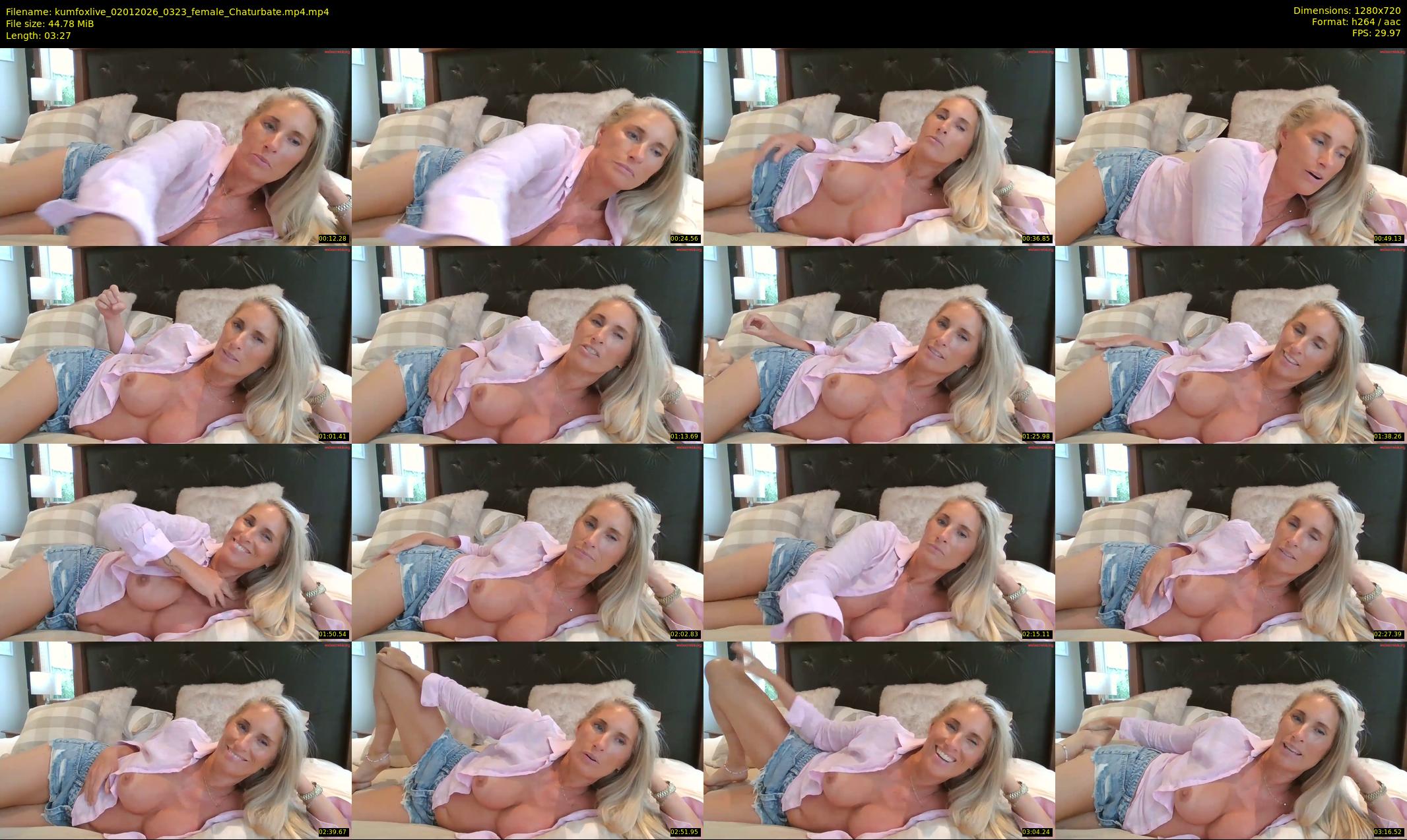 kumfoxlive — 4 minute Chaturbate couple cam show recording, 720p, Jan 2, 2026