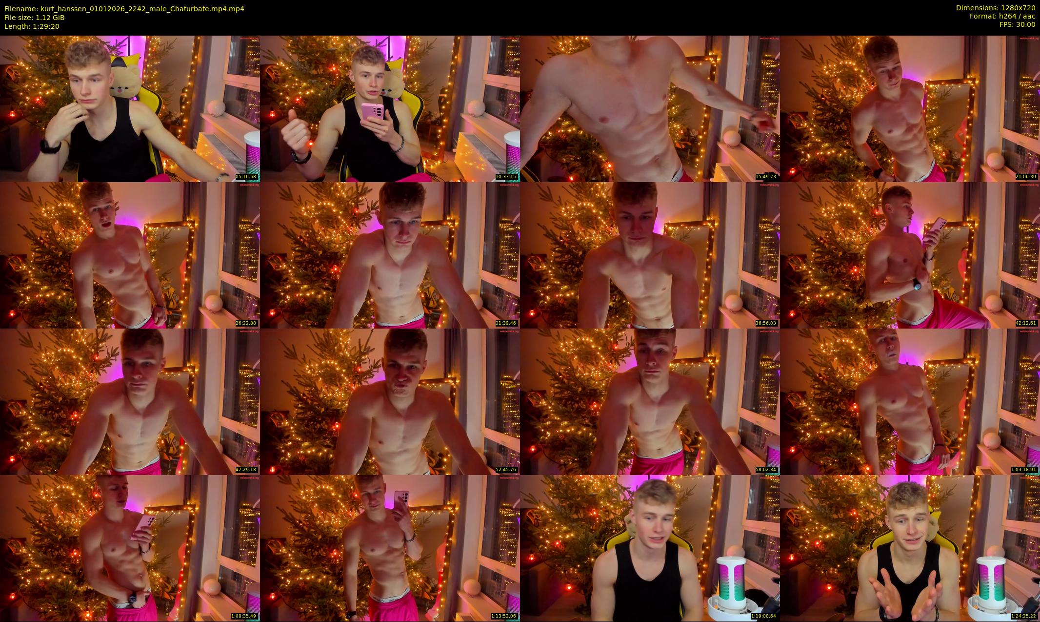 kurt_hanssen — 90 minute Chaturbate male cam show recording, 720p, Jan 1, 2026
