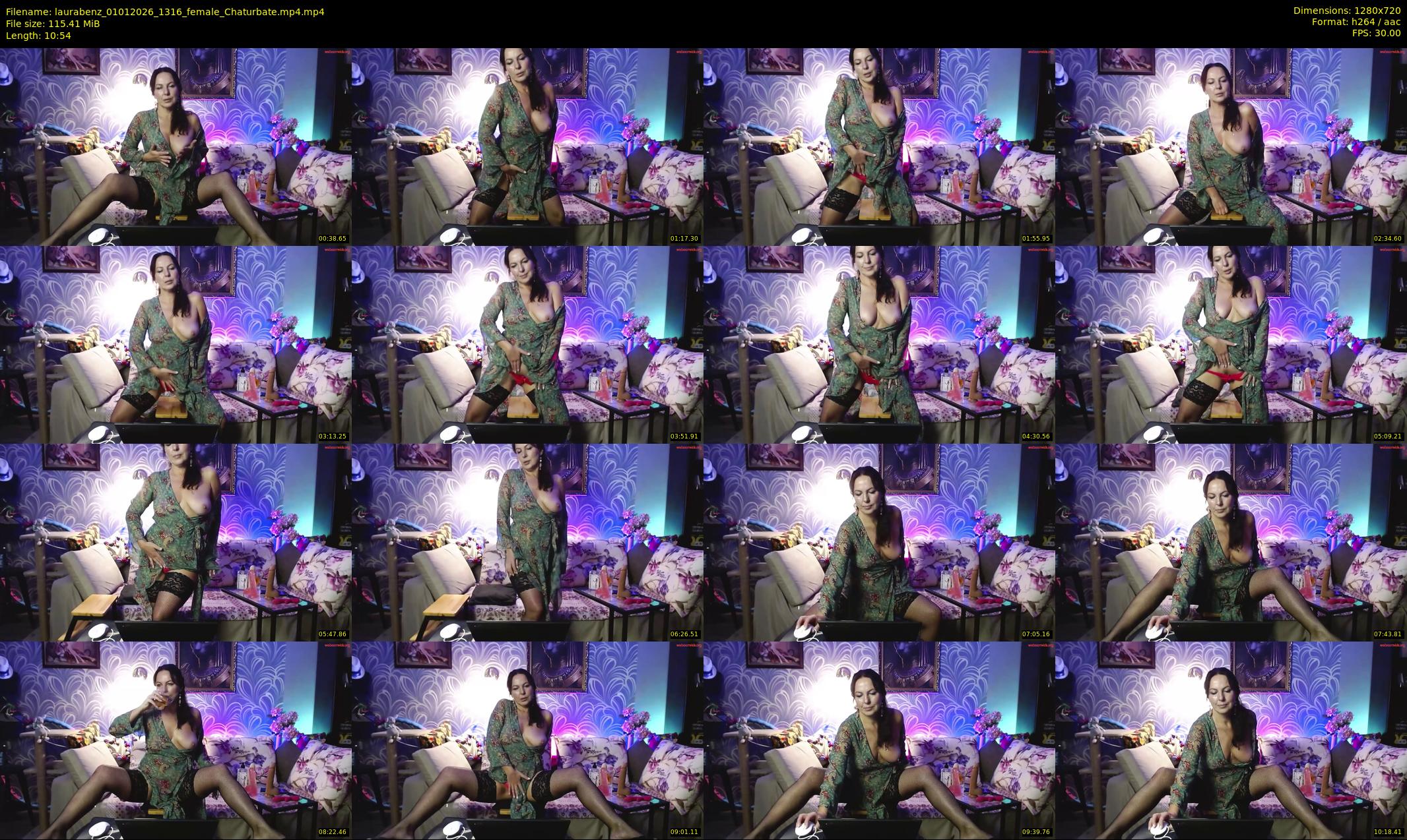 laurabenz — 11 minute Chaturbate female cam show recording, 720p, Jan 1, 2026