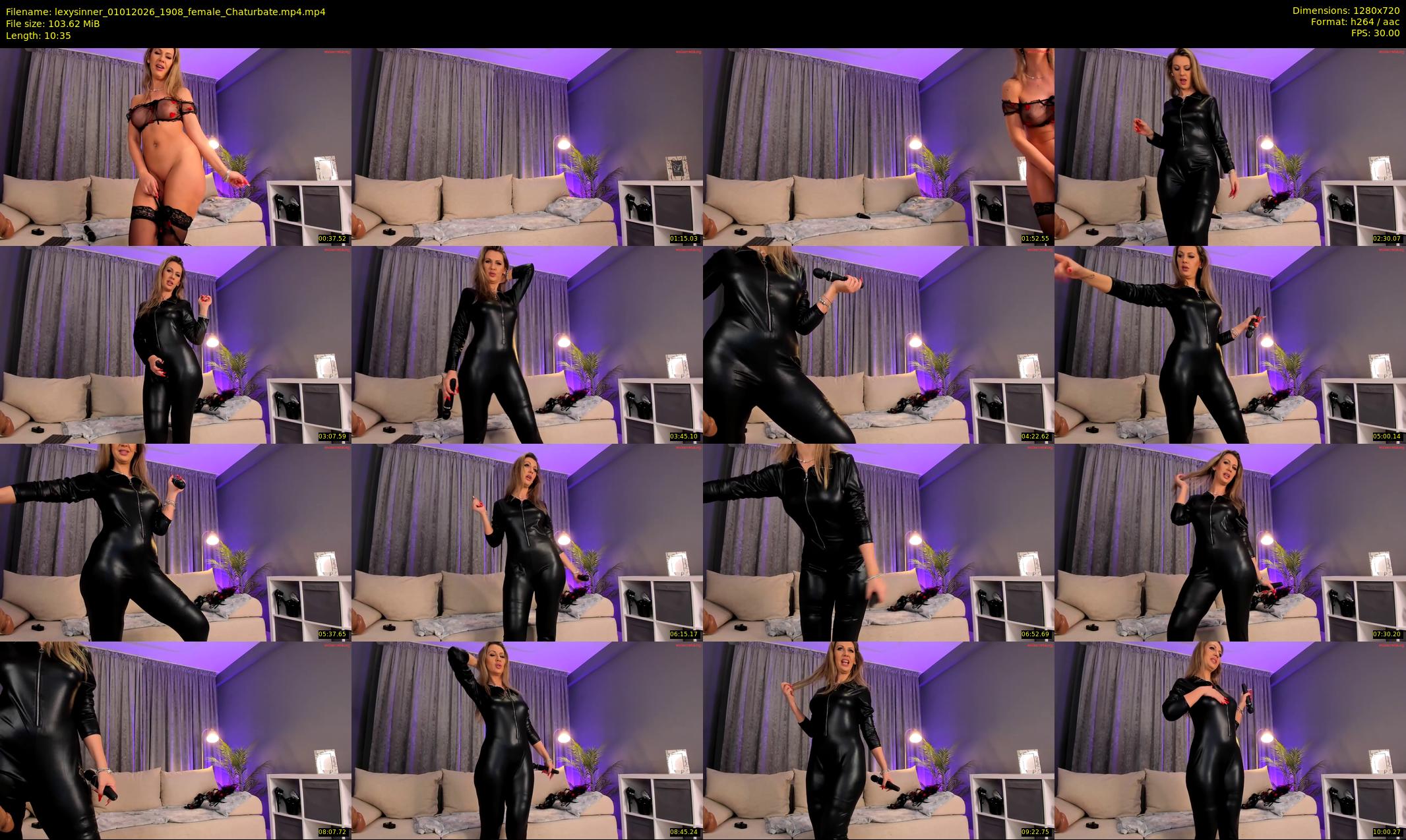 lexysinner — 11 minute Chaturbate female cam show recording, 720p, Jan 1, 2026