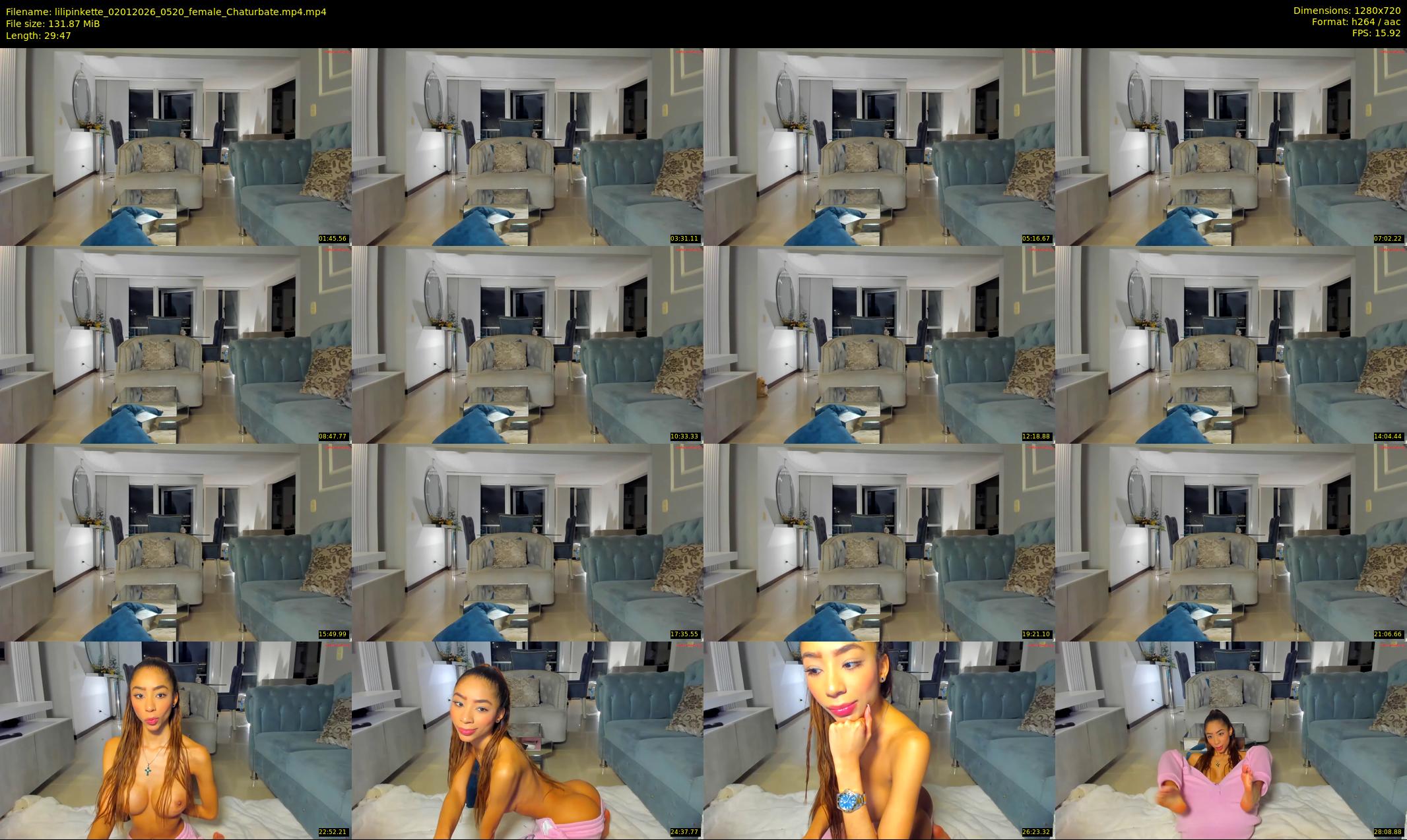lilipinkette — 30 minute Chaturbate female cam show recording, 720p, Jan 2, 2026