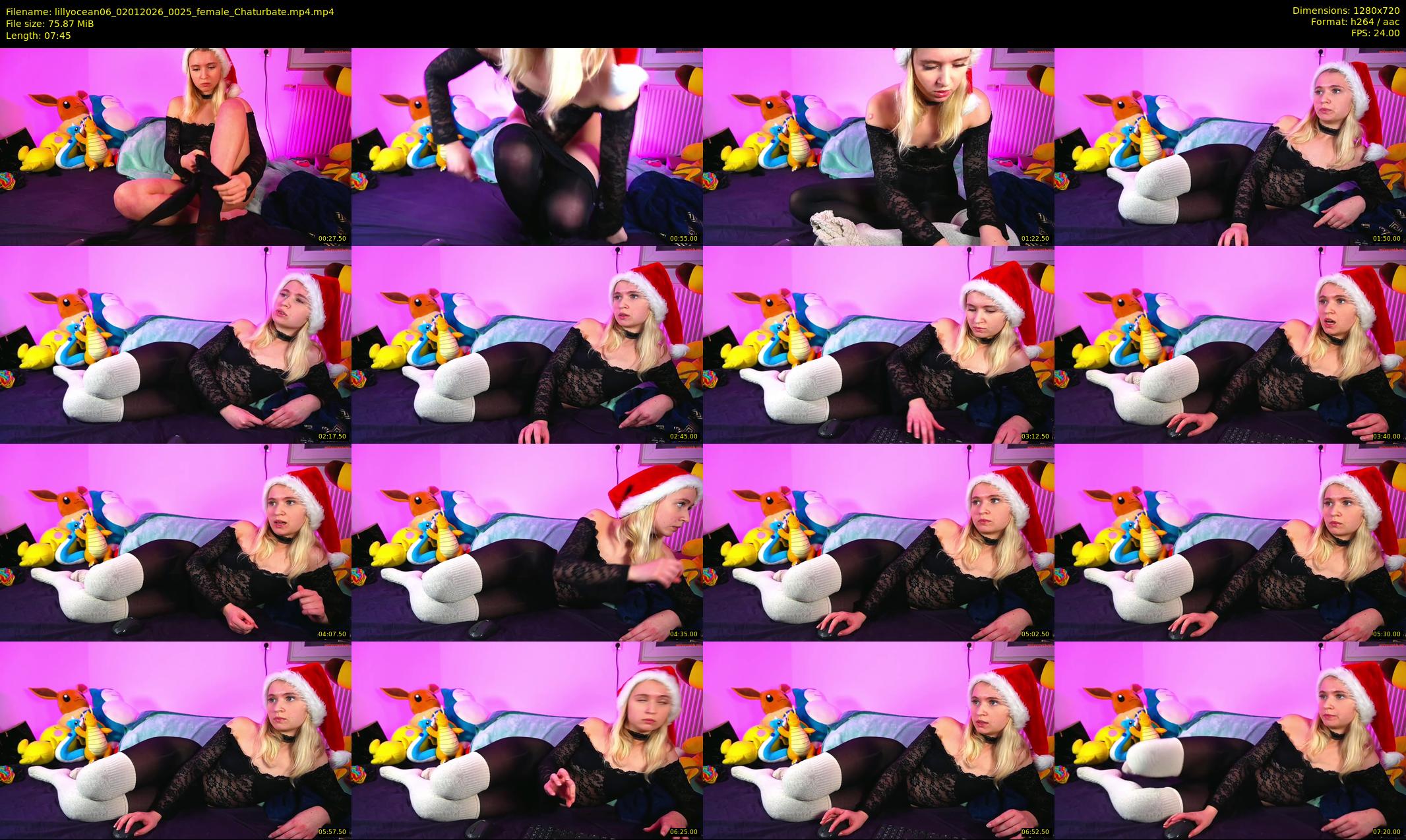 lillyocean06 — 8 minute Chaturbate female cam show recording, 720p, Jan 2, 2026