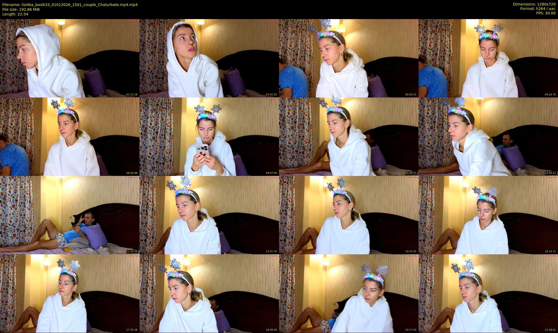 lisi4ka_basik33 — 23 minute Chaturbate couple cam show recording, 720p, Jan 1, 2026