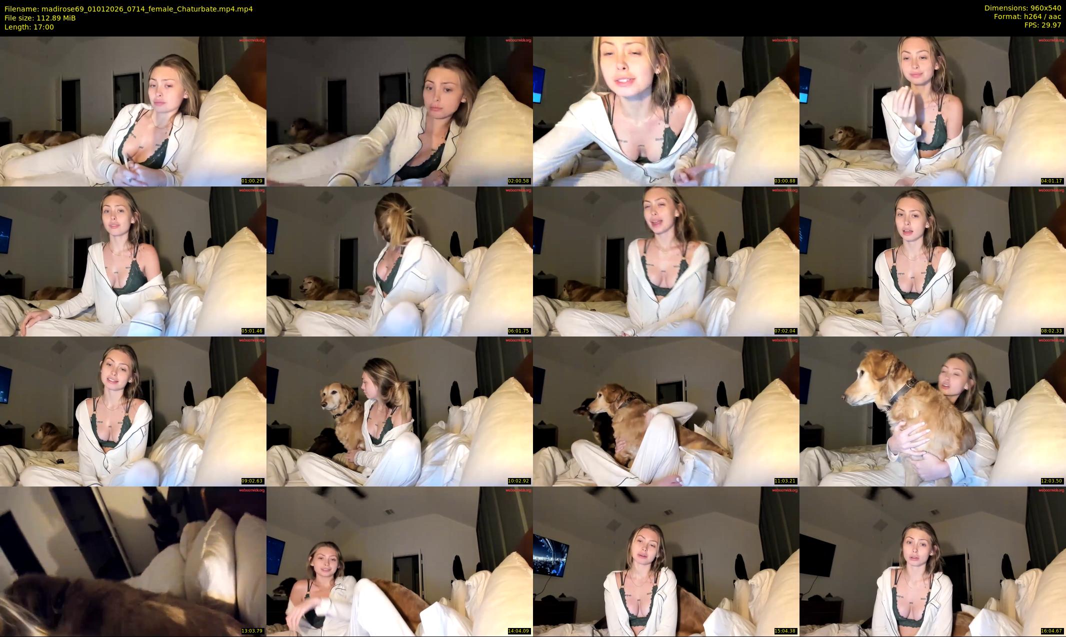 madirose69 — 17 minute Chaturbate female cam show recording, 480p, Jan 1, 2026