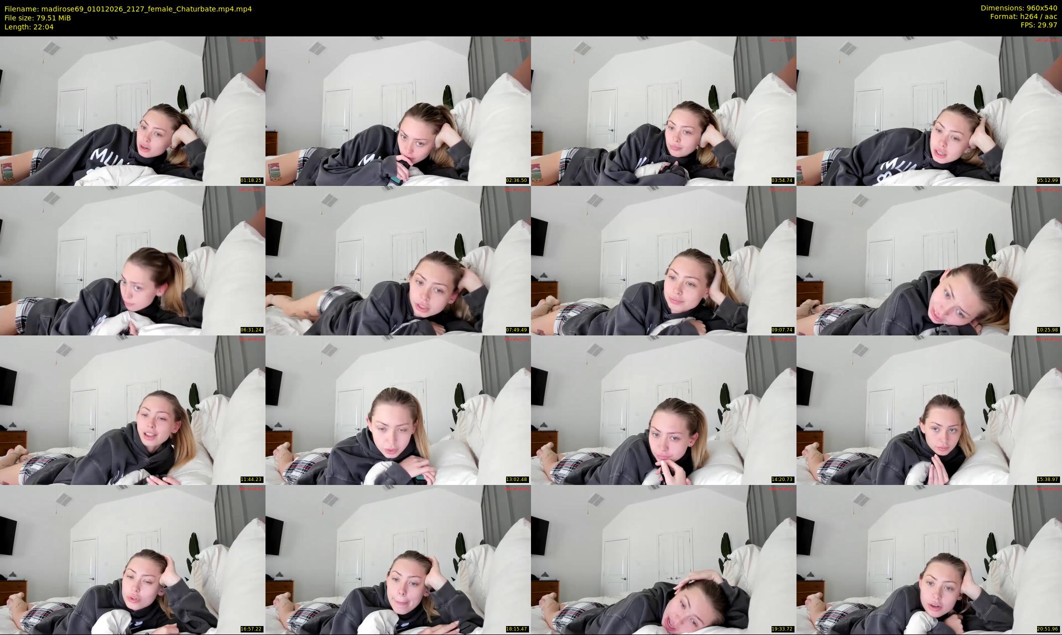 madirose69 — 23 minute Chaturbate female cam show recording, 480p, Jan 1, 2026