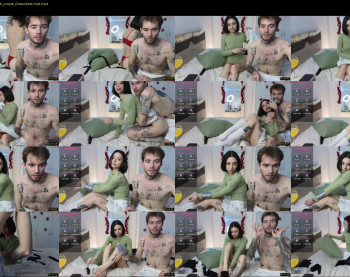 mar7gan — 8 minute Chaturbate couple cam show recording, 720p, Jan 1, 2026
