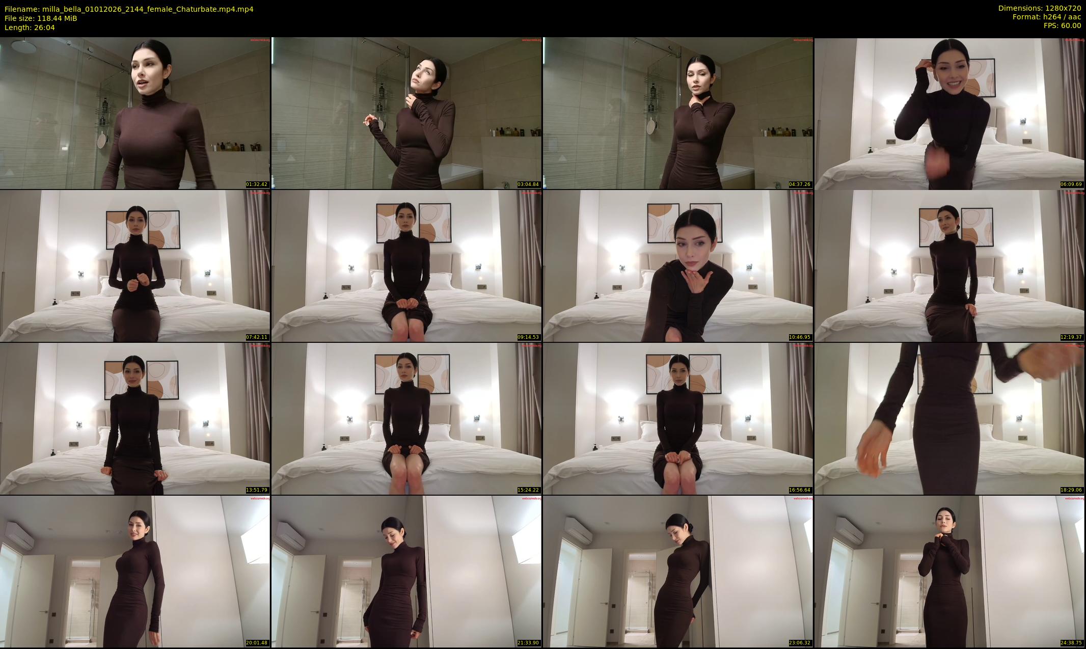 milla_bella — 27 minute Chaturbate female cam show recording, 720p, Jan 1, 2026