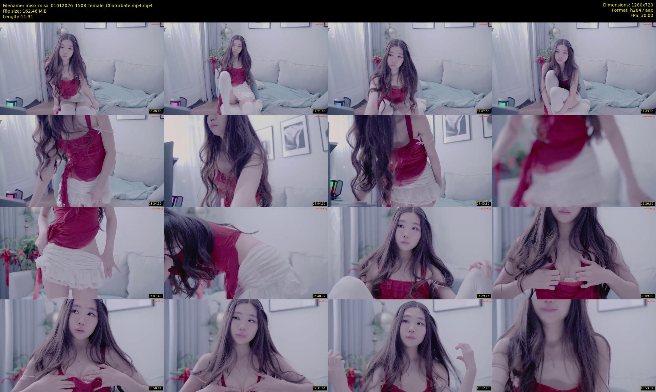 miso_misa — 12 minute Chaturbate female cam show recording, 720p, Jan 1, 2026