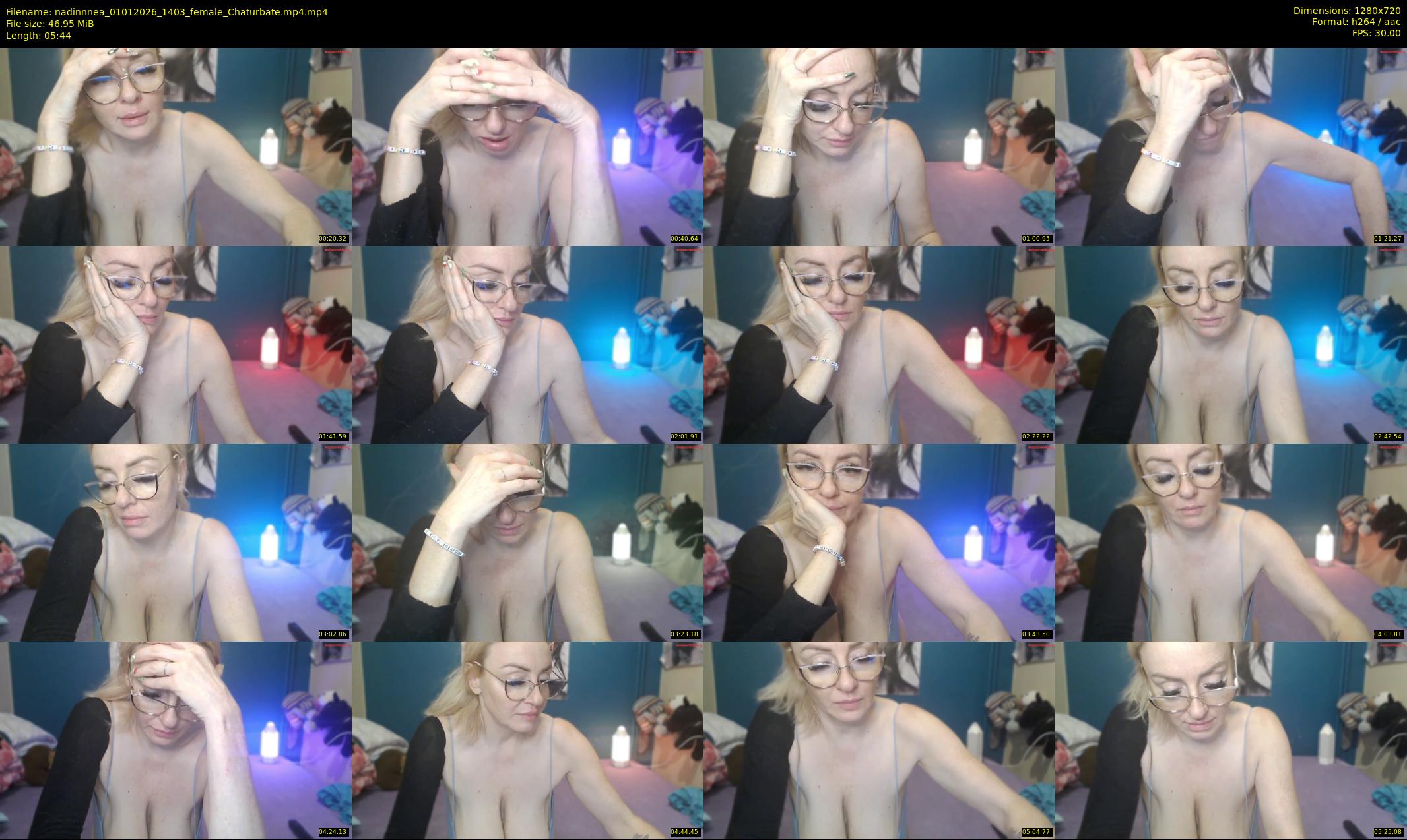 nadinnnea — 6 minute Chaturbate female cam show recording, 720p, Jan 1, 2026