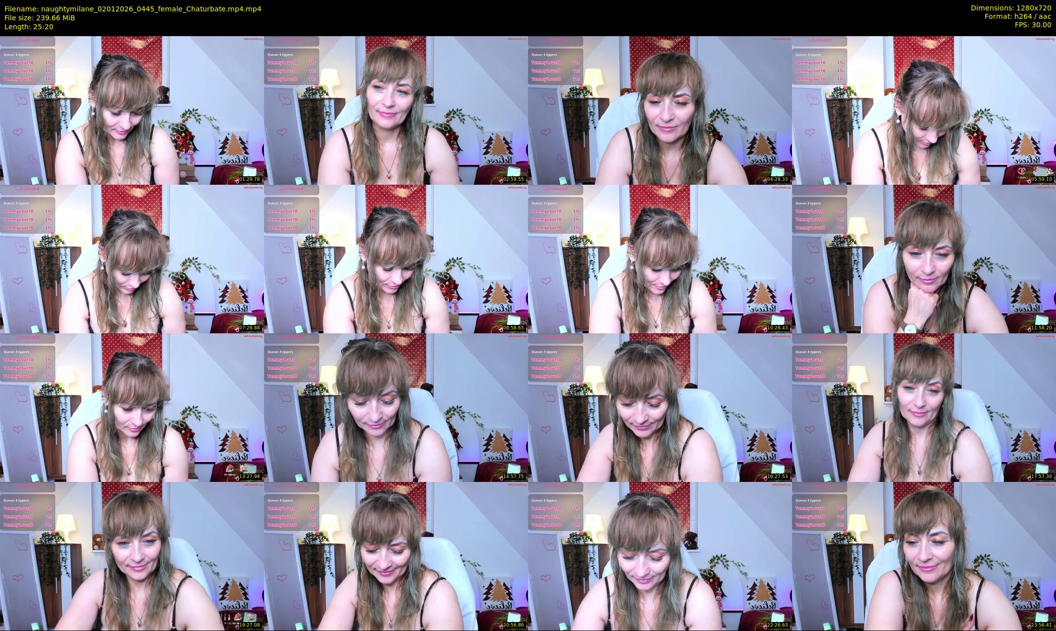naughtymilane — 26 minute Chaturbate female cam show recording, 720p, Jan 2, 2026