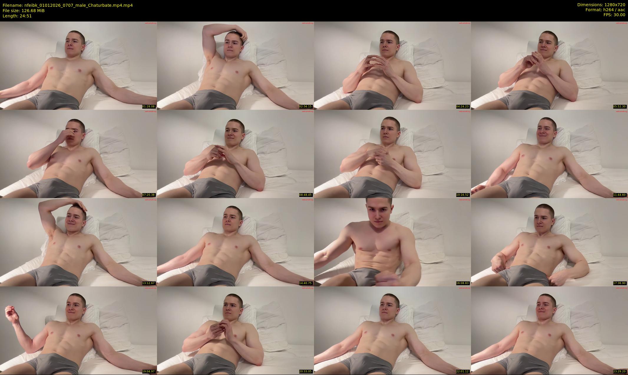 nfeibk — 25 minute Chaturbate male cam show recording, 720p, Jan 1, 2026