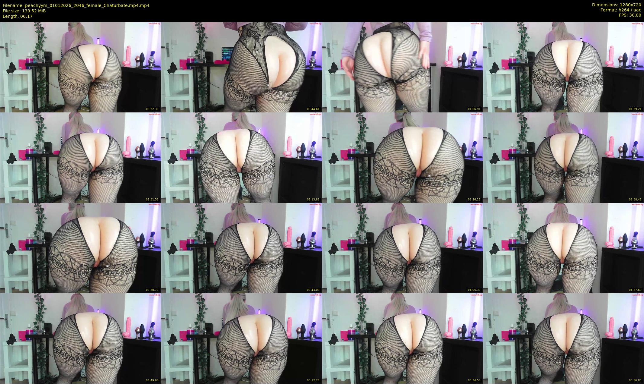 peachyym — 7 minute Chaturbate female cam show recording, 720p, Jan 1, 2026