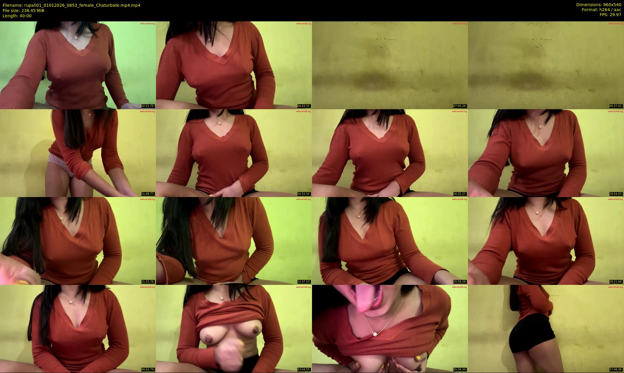 rupali01 — 40 minute Chaturbate female cam show recording, 480p, Jan 1, 2026