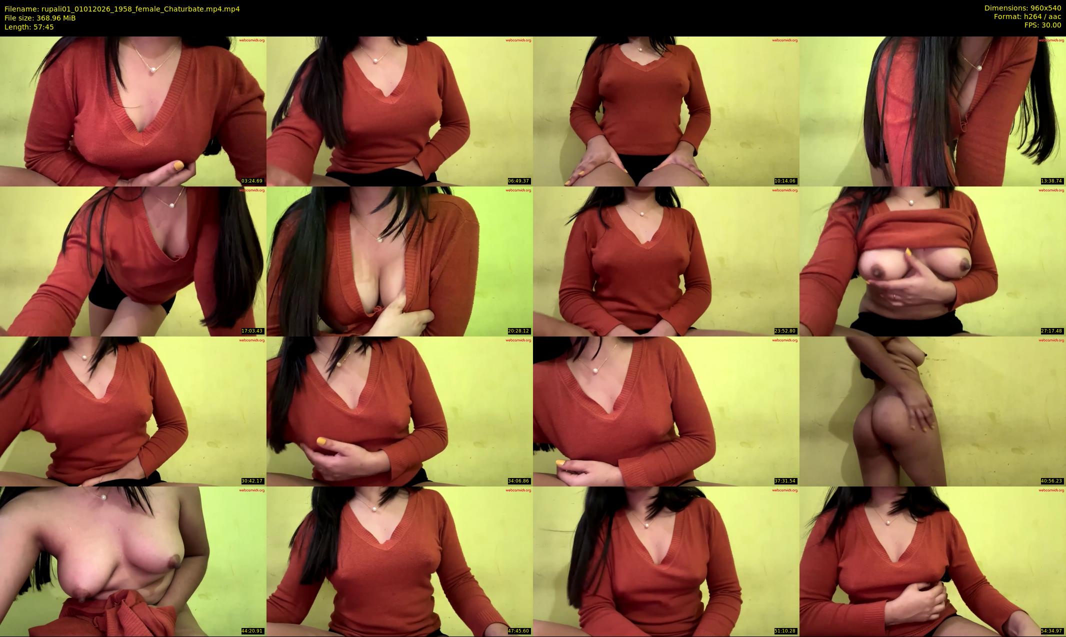 rupali01 — 58 minute Chaturbate female cam show recording, 480p, Jan 1, 2026