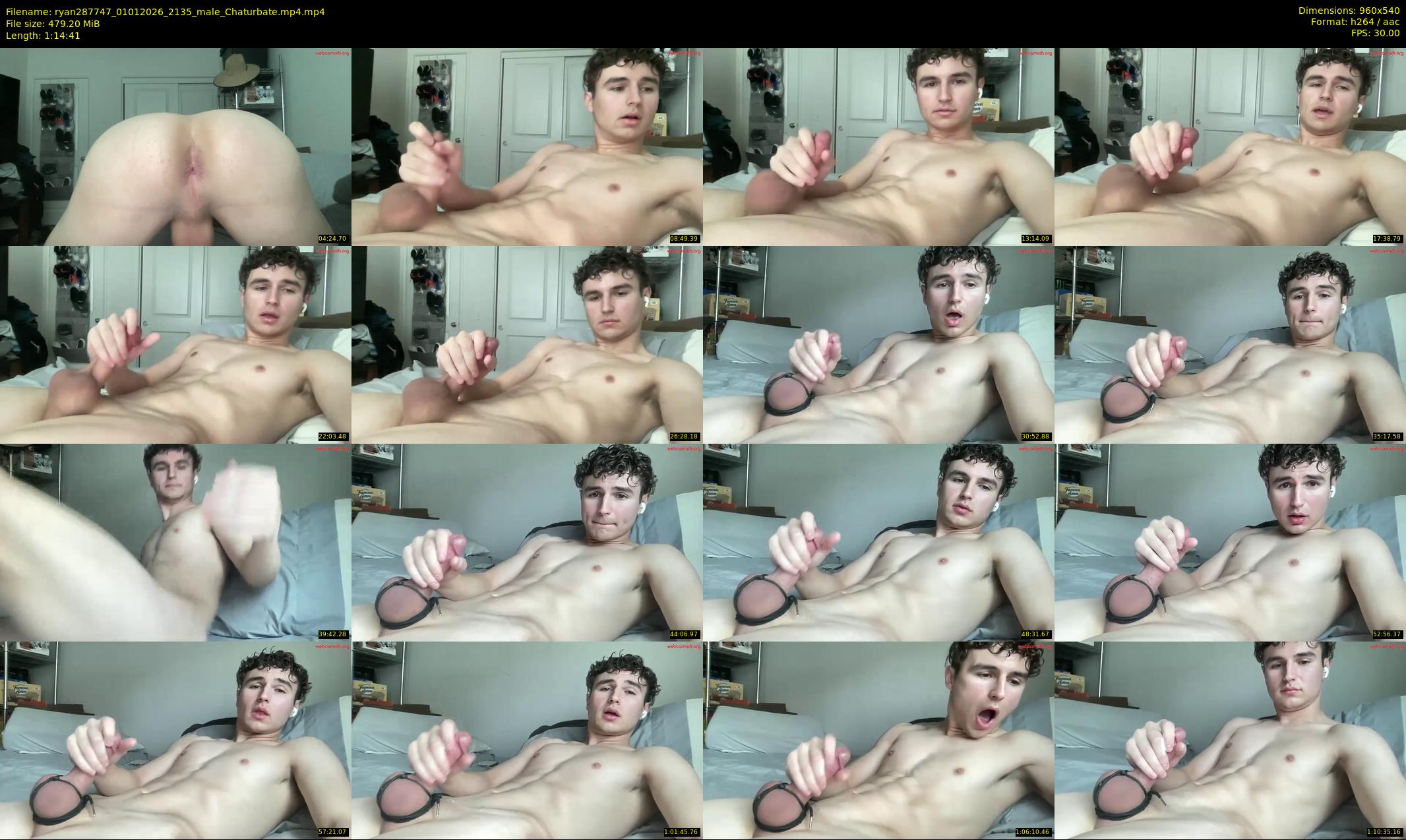 ryan287747 — 75 minute Chaturbate male cam show recording, 480p, Jan 1, 2026