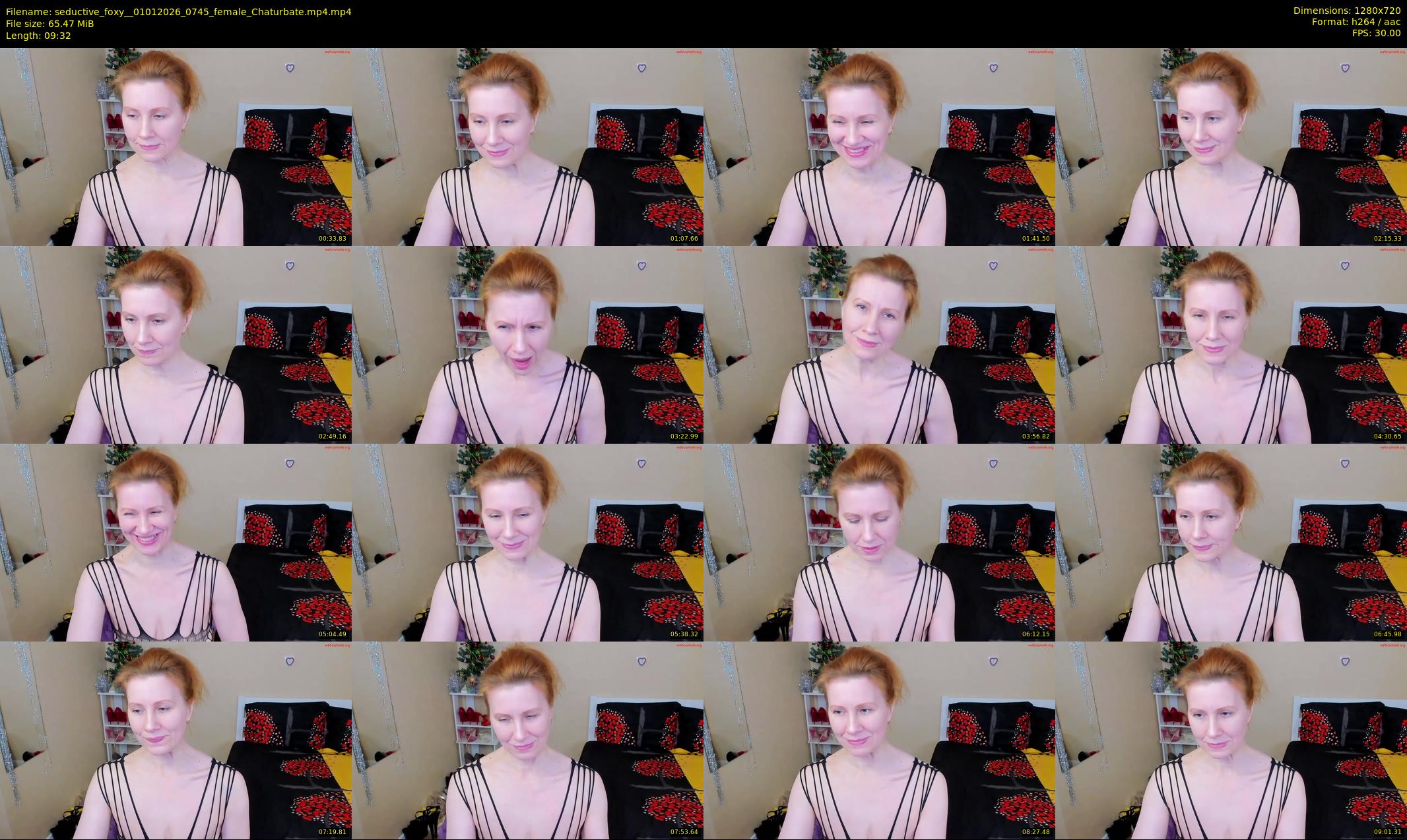 seductive_foxy_ — 10 minute Chaturbate female cam show recording, 720p, Jan 1, 2026