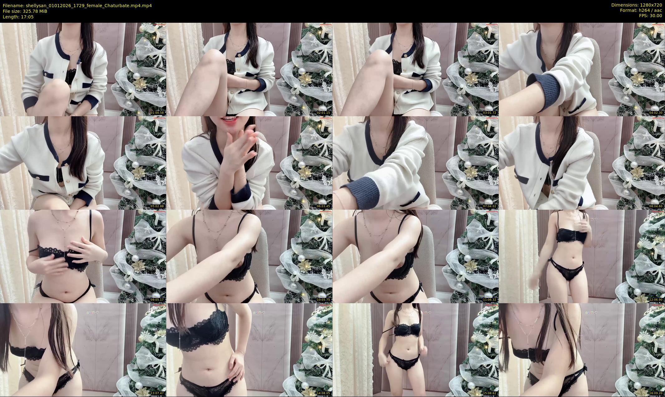 shellysan — 18 minute Chaturbate female cam show recording, 720p, Jan 1, 2026