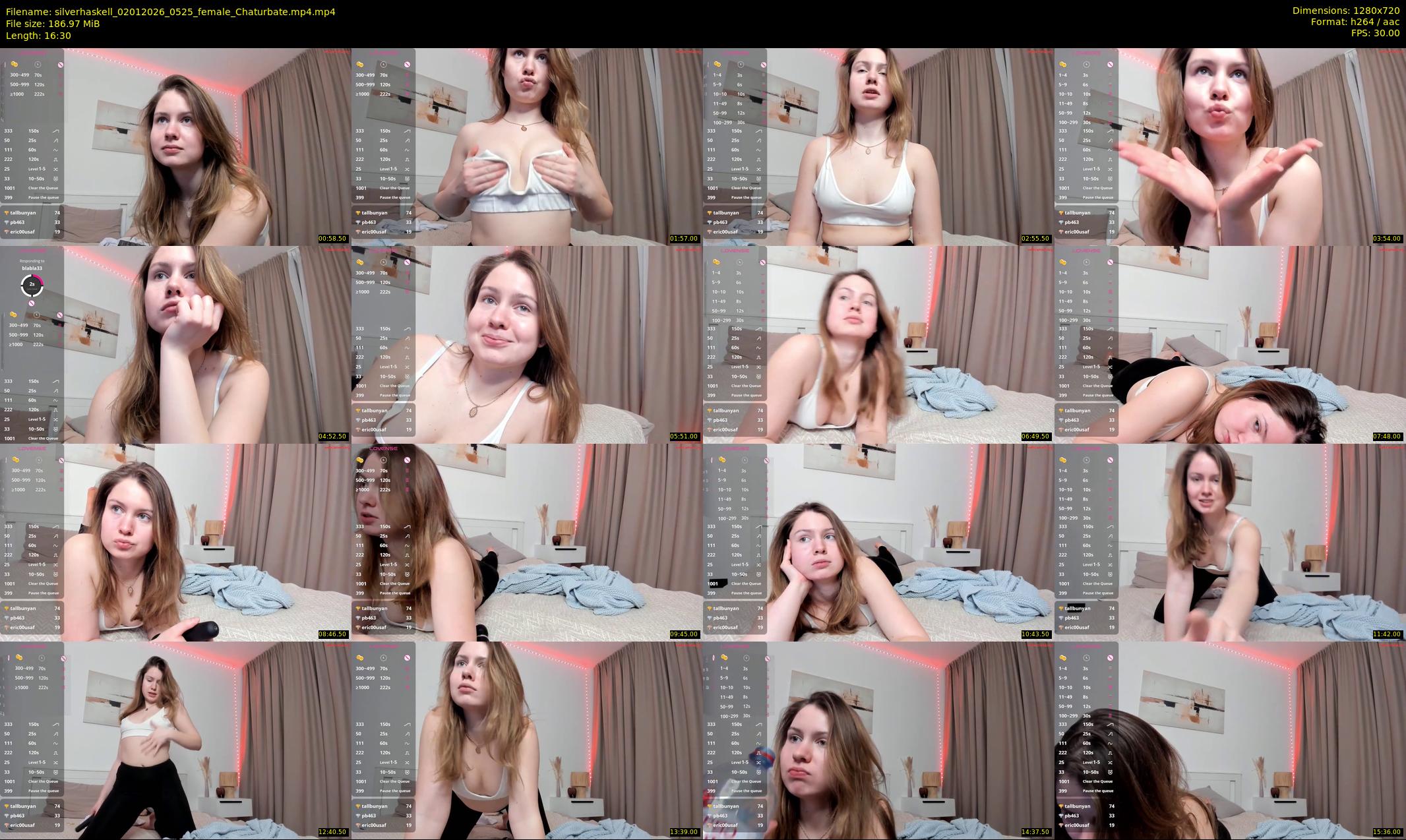 silverhaskell — 17 minute Chaturbate female cam show recording, 720p, Jan 2, 2026